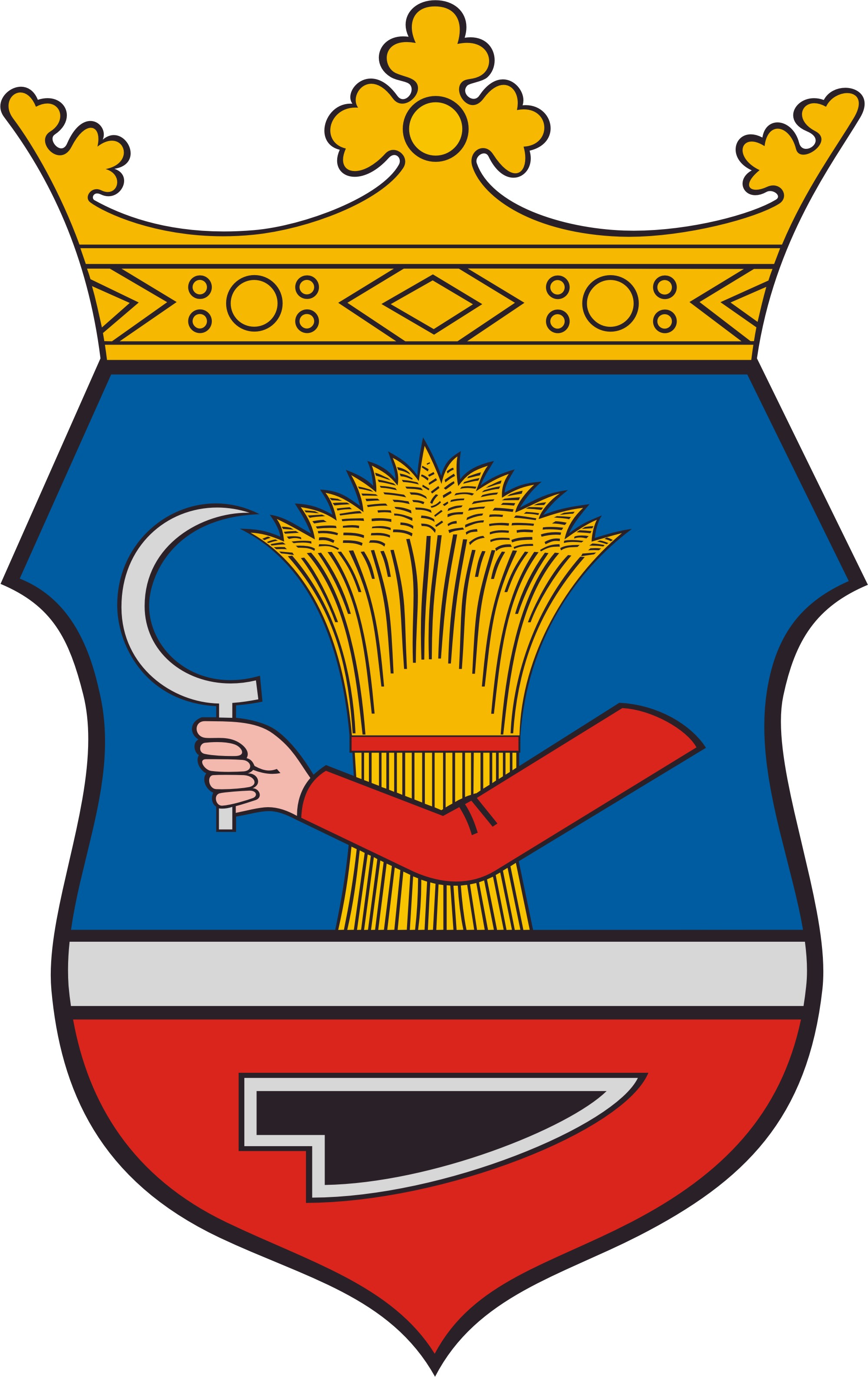 Nagyszénás nagyközség címere Nagyszénás nagyközség