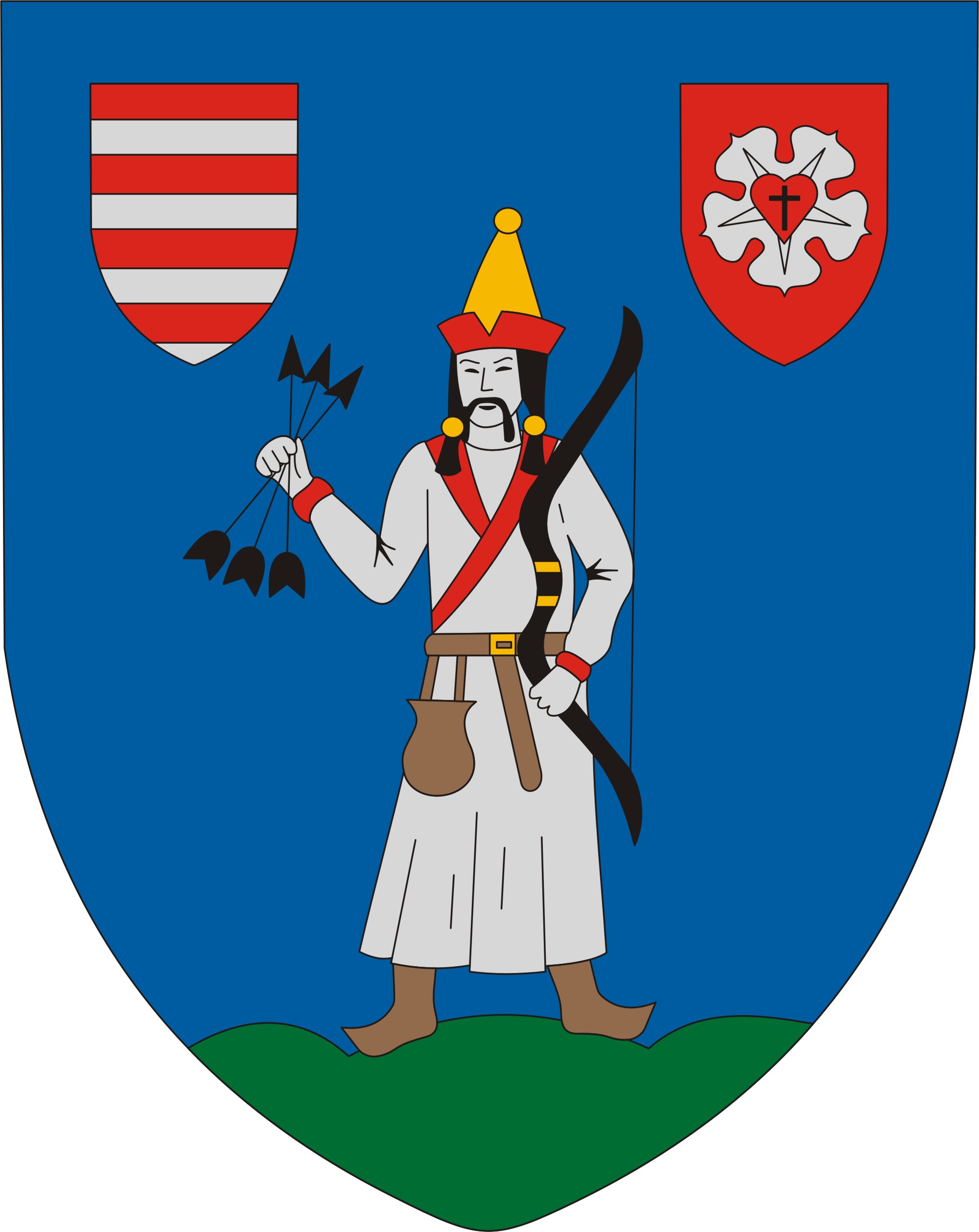 Nagyveleg község címere Nagyveleg község