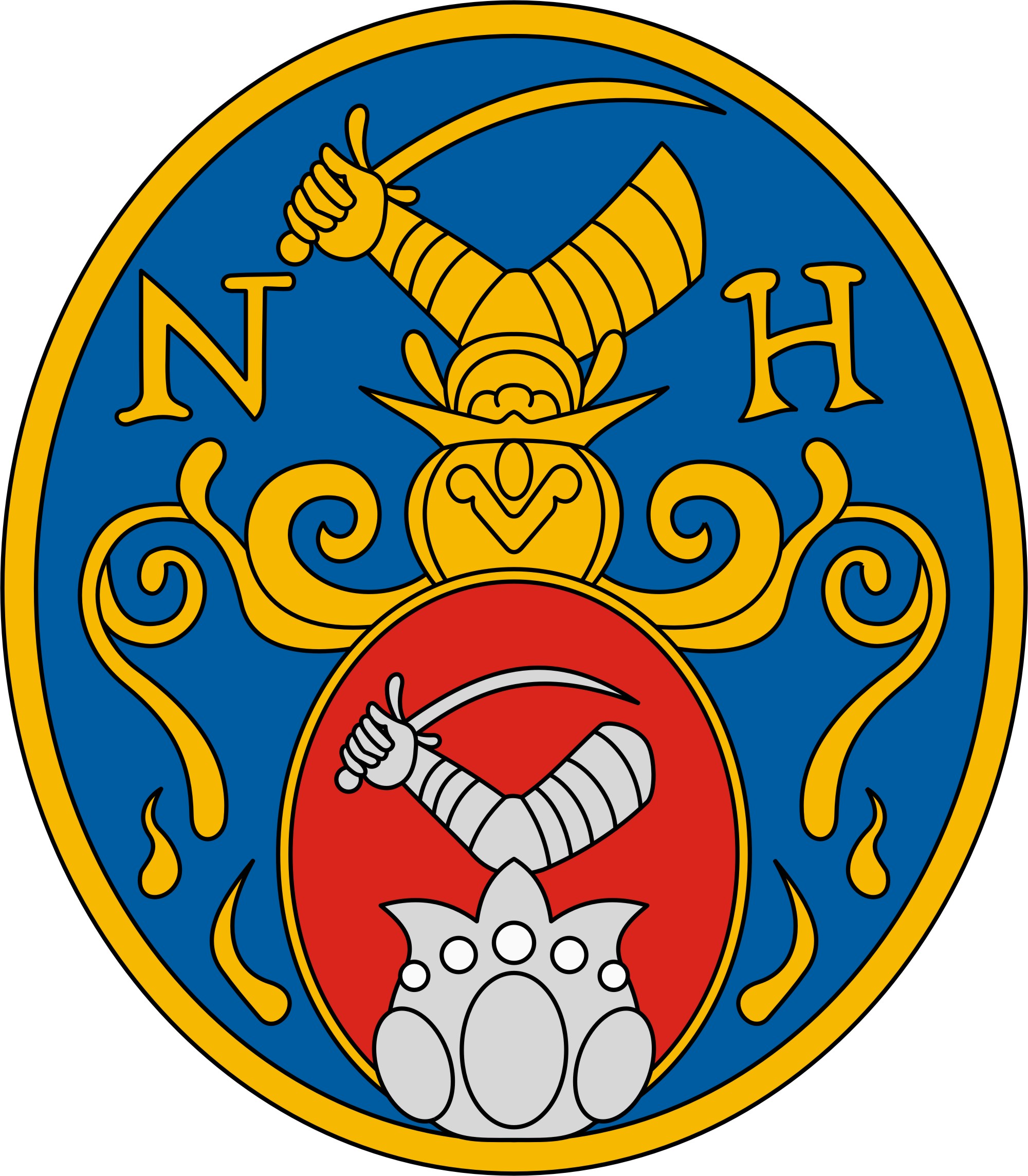 Nemeshany község címere Nemeshany község