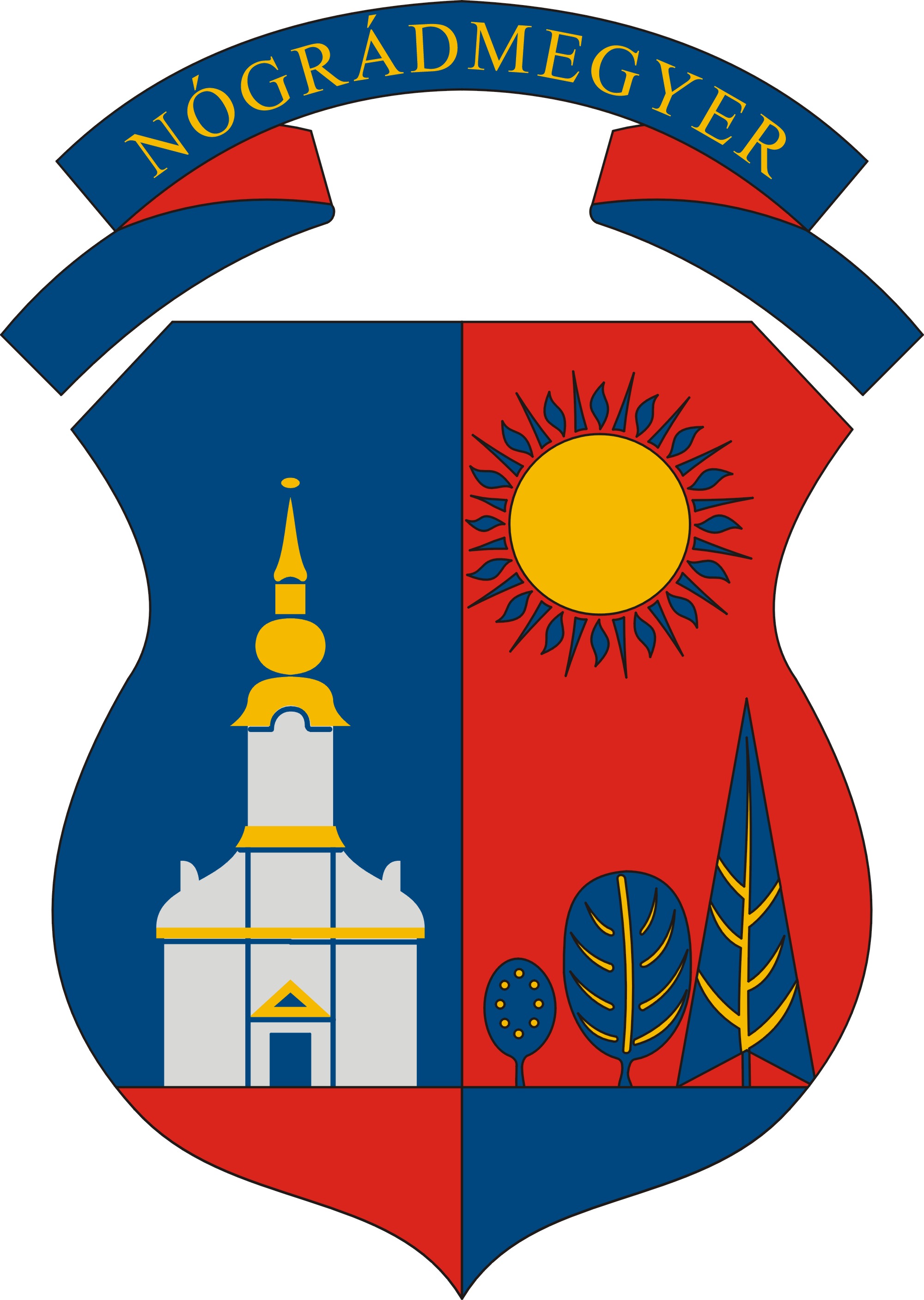 Nógrádmegyer község címere Nógrádmegyer község
