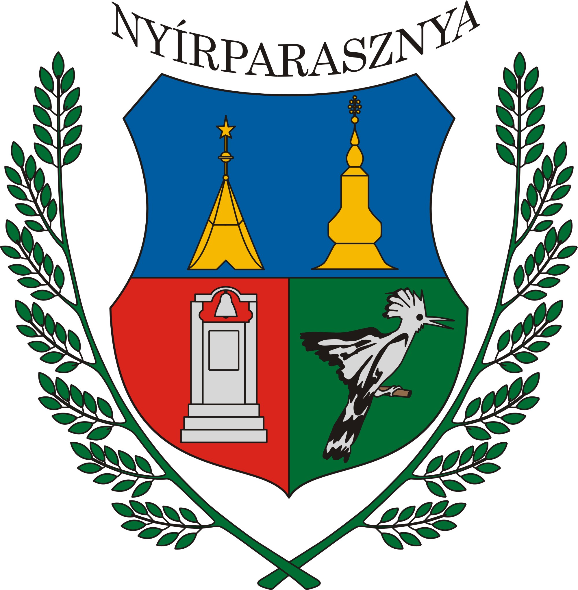 Nyírparasznya község címere Nyírparasznya község