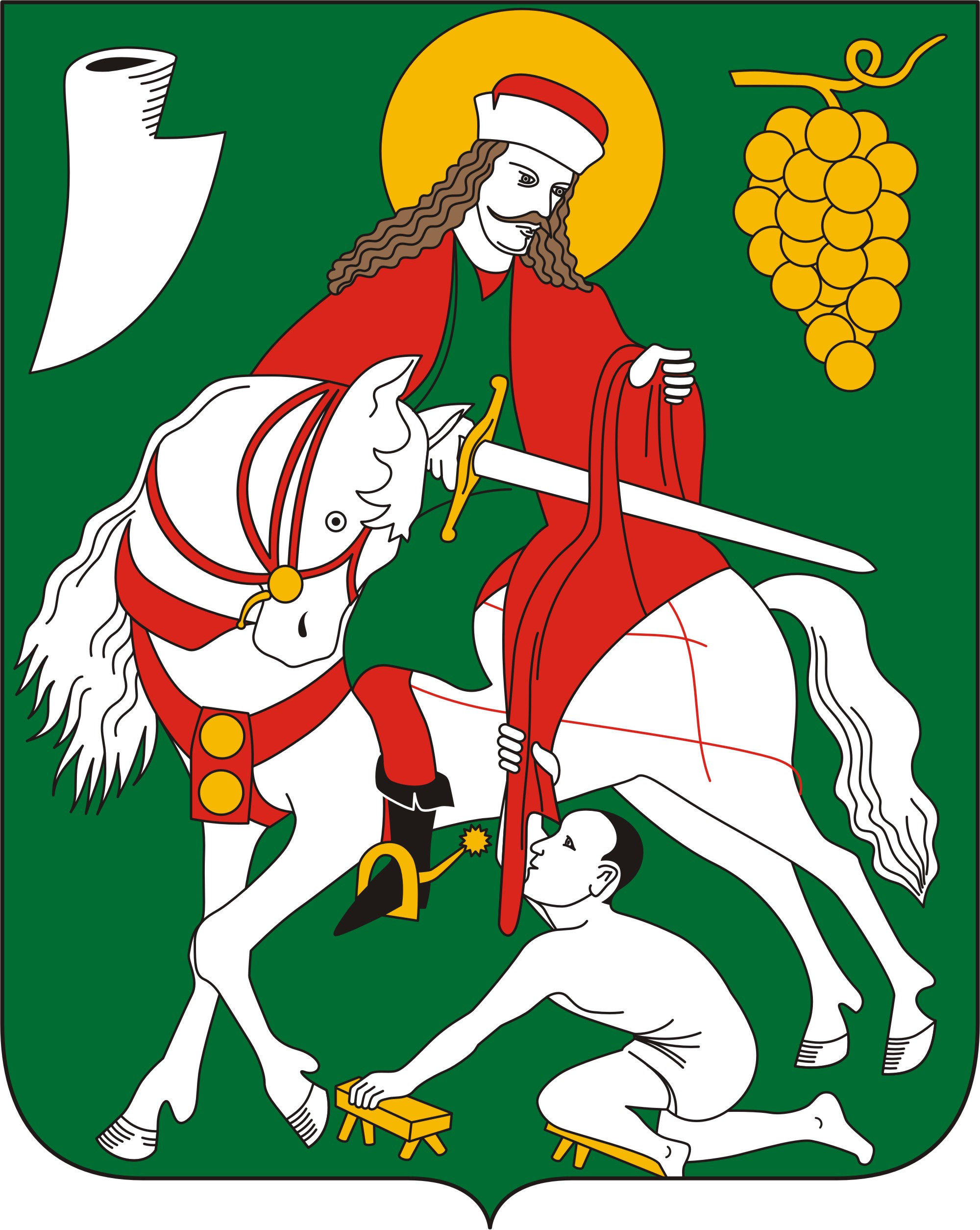 Óbudavár község címere Óbudavár község