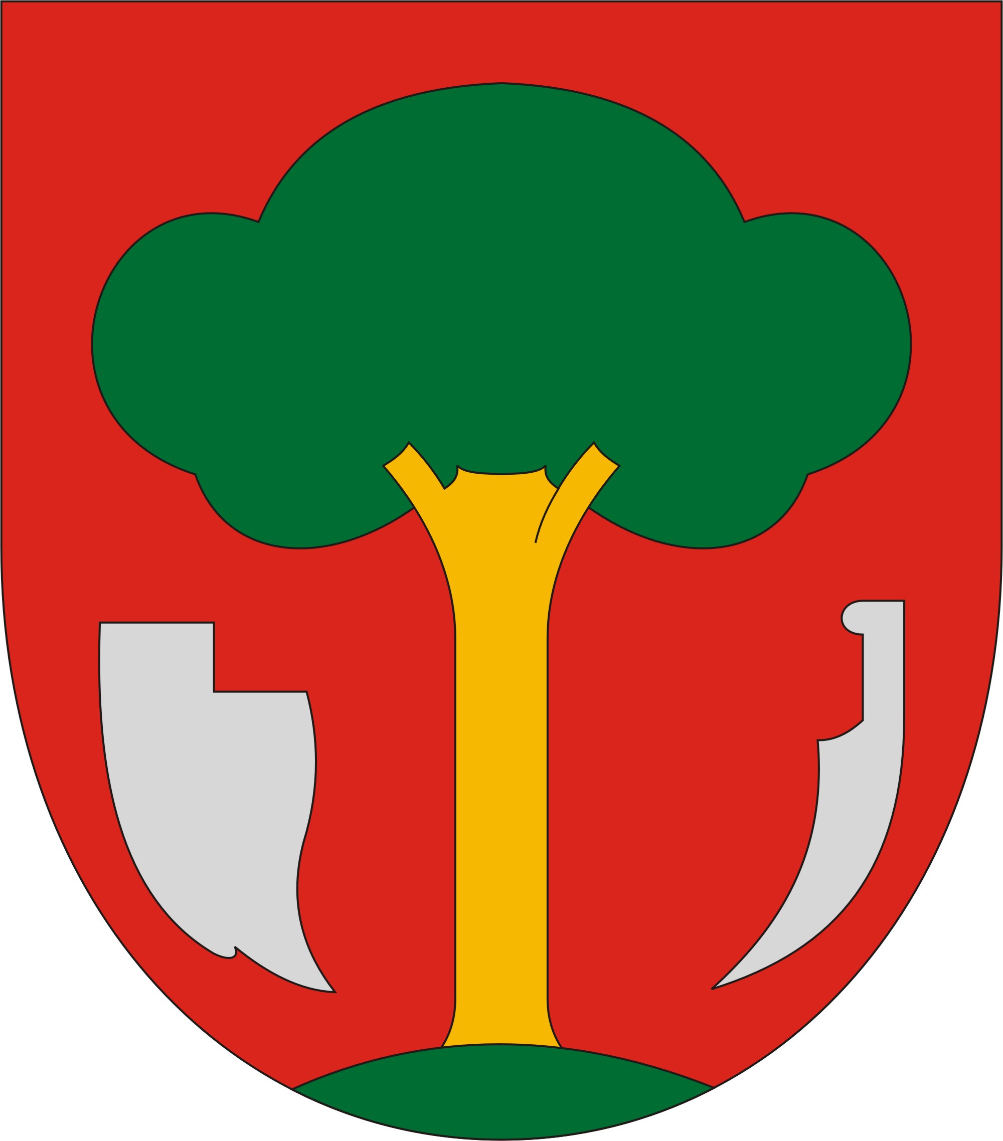 Ócsa város címere Ócsa város
