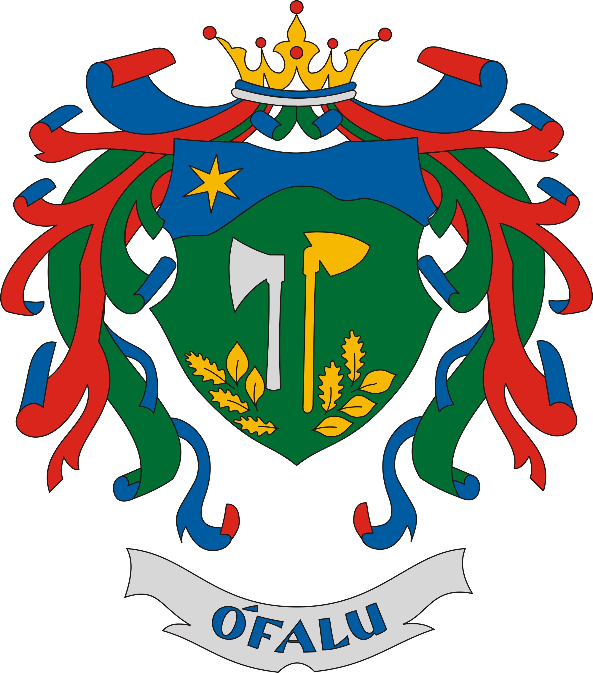 Ófalu község címere Ófalu község