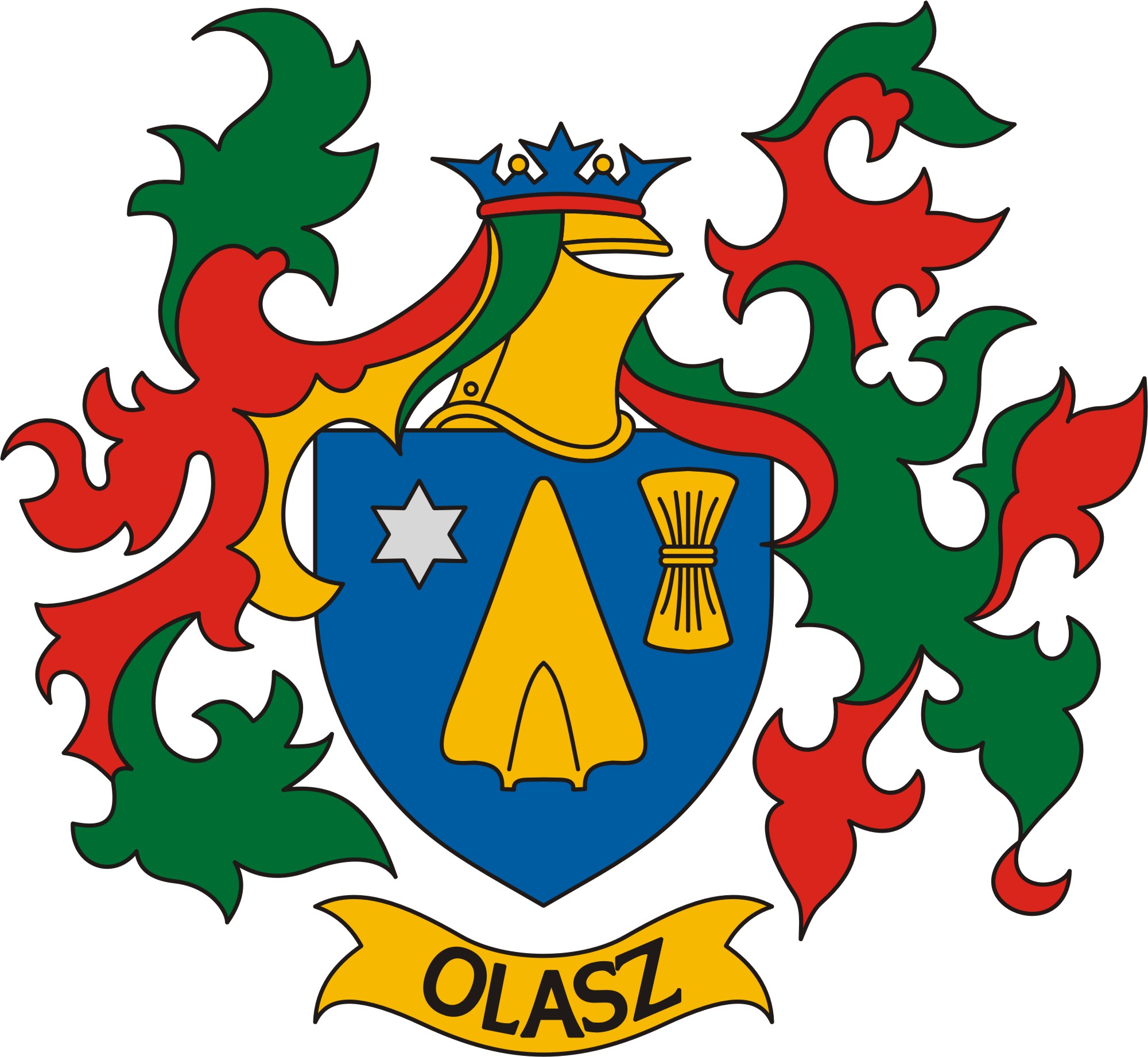 Olasz község címere Olasz község