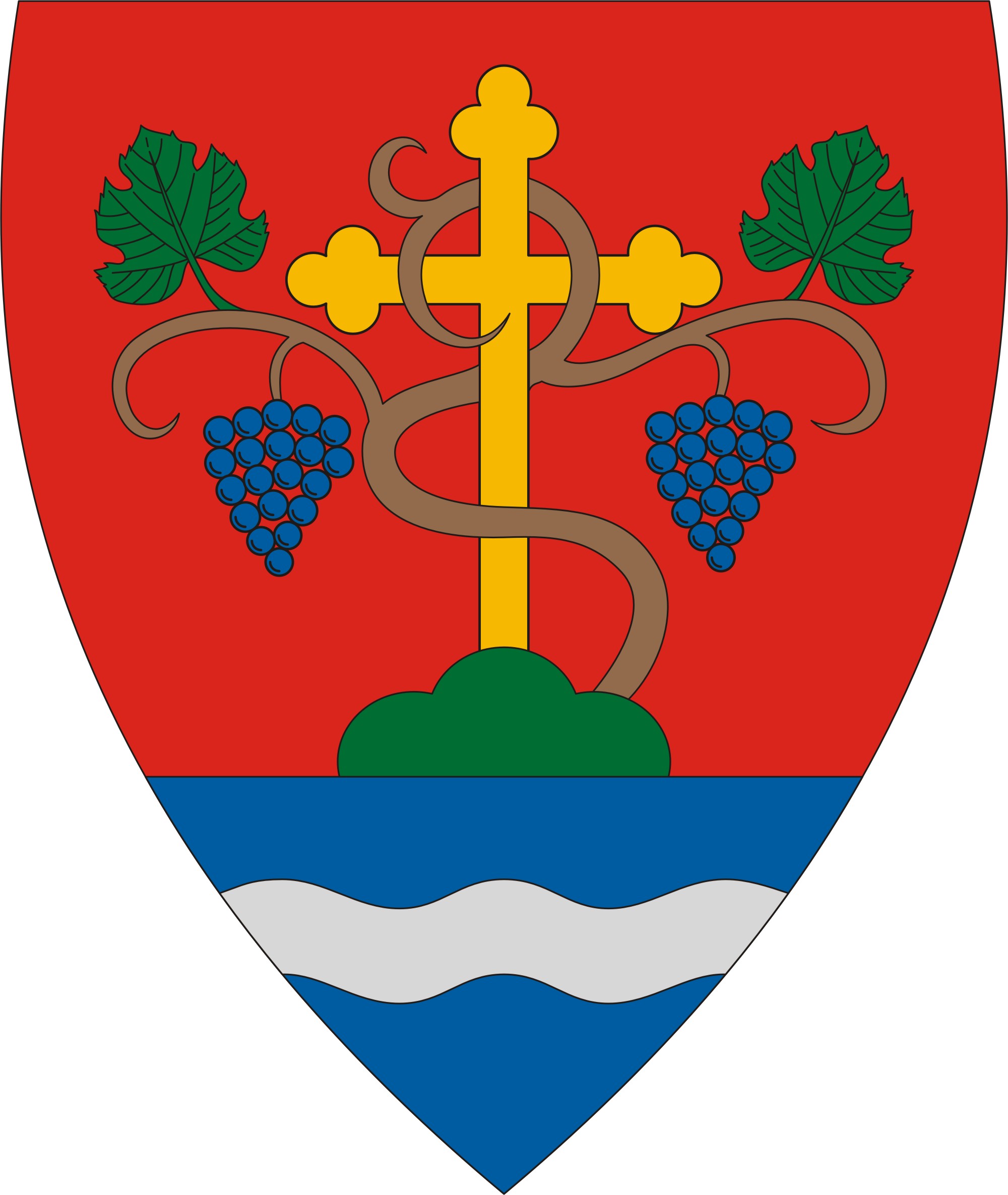 Ostoros község címere Ostoros község