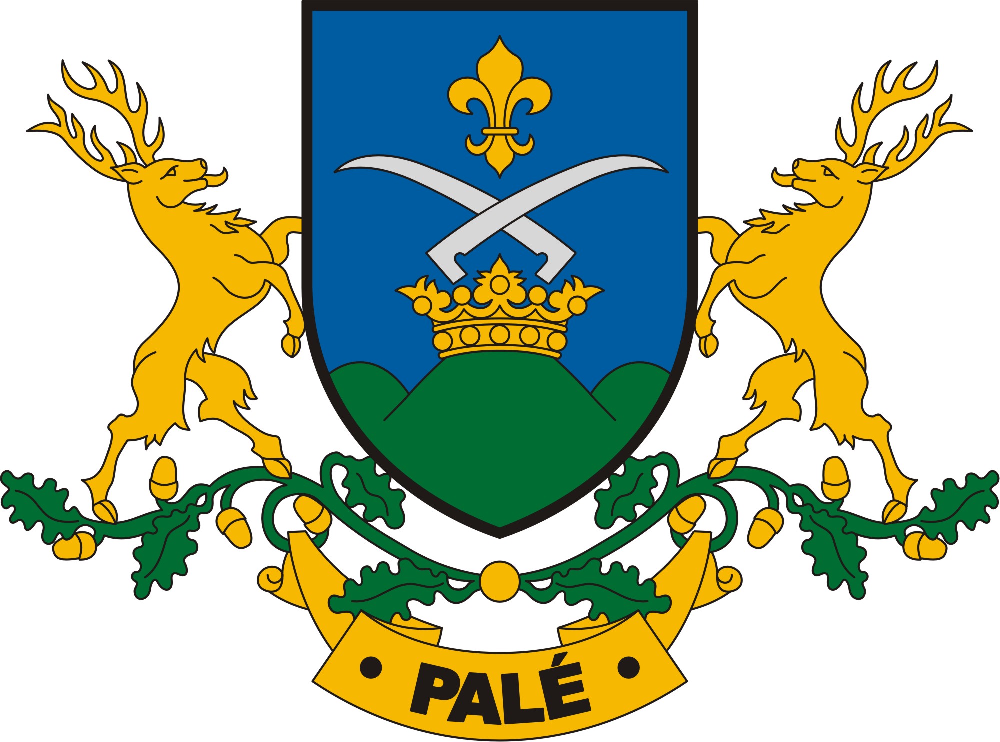 Palé község címere Palé község