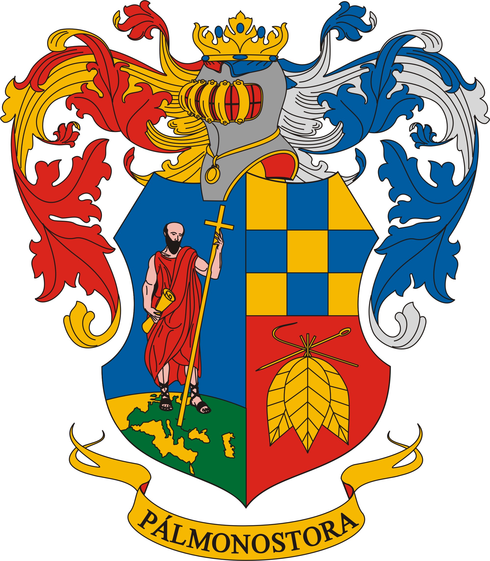 Pálmonostora község címere Pálmonostora község