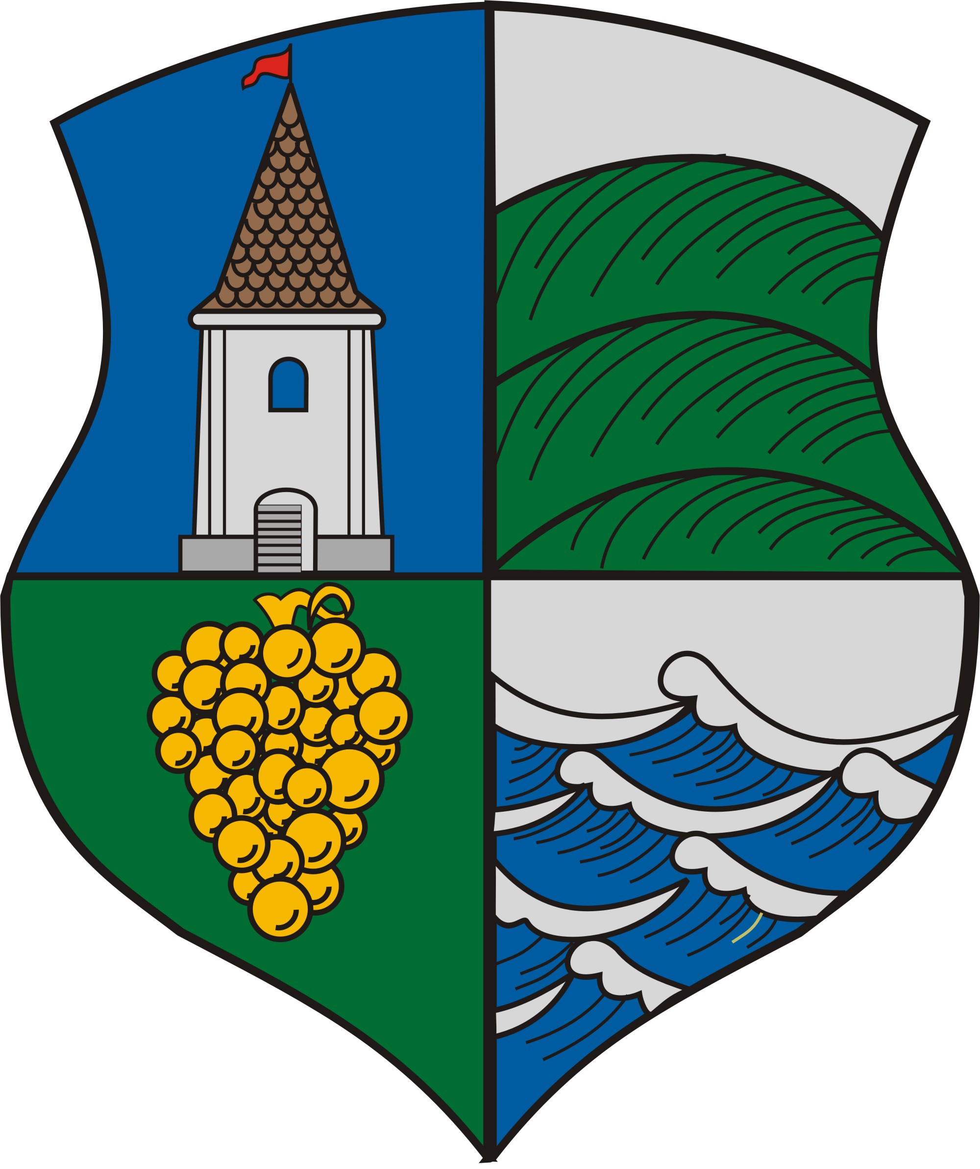 Paloznak község címere Paloznak község