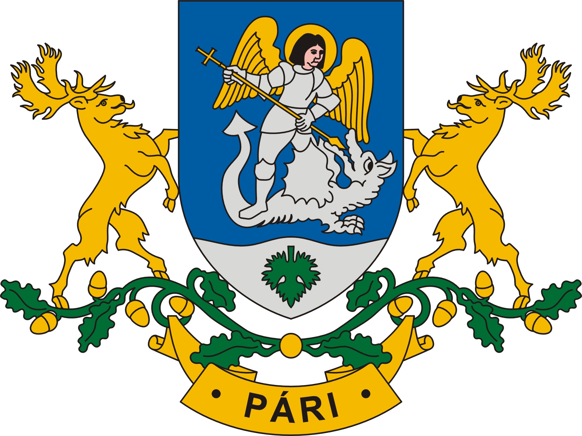 Pári község címere Pári község