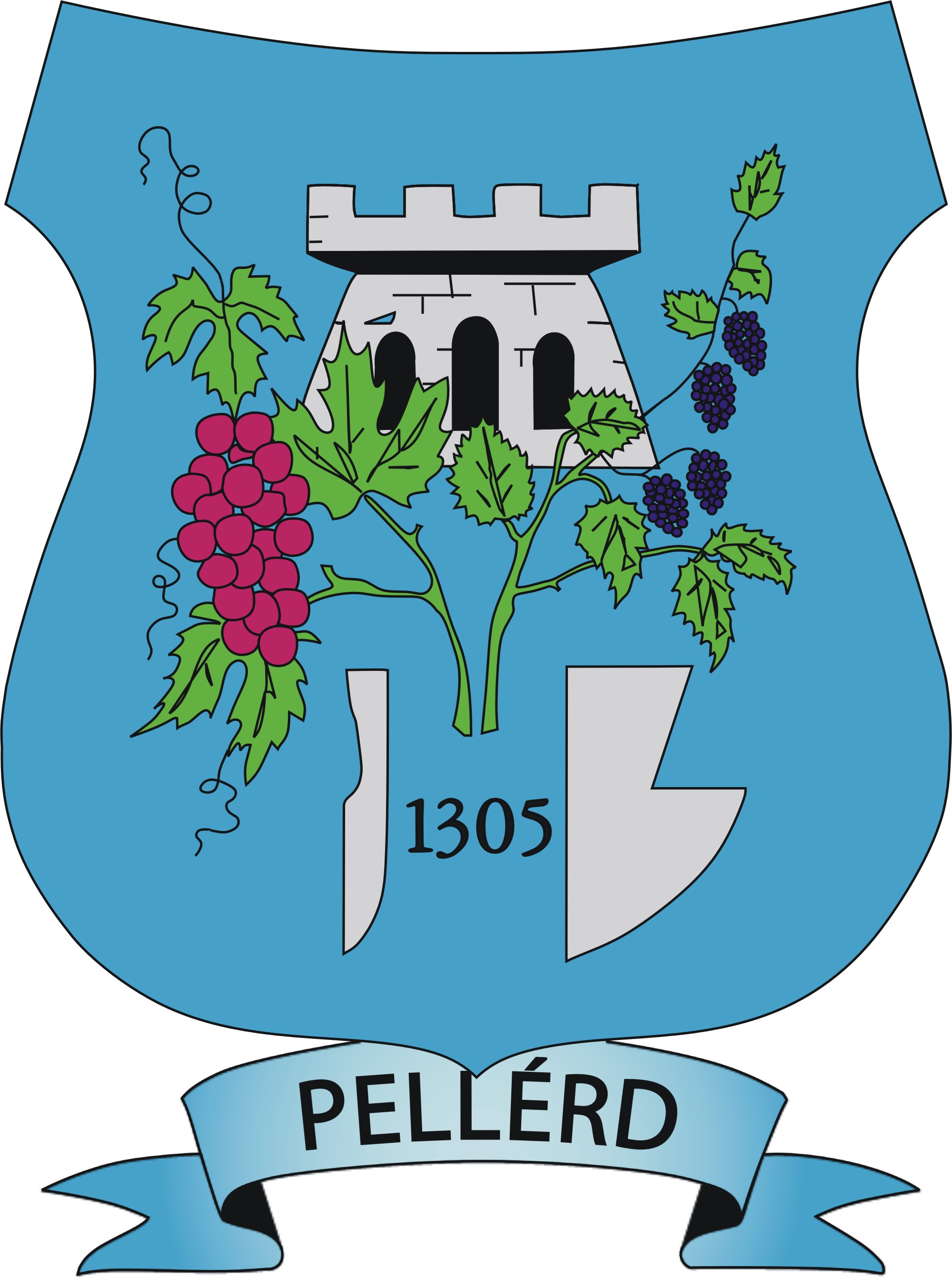 Pellérd község címere Pellérd község