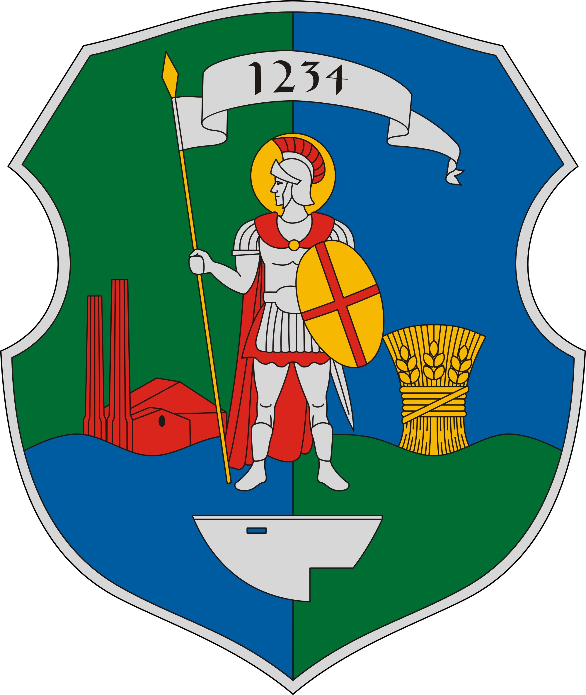 Pély község címere Pély község