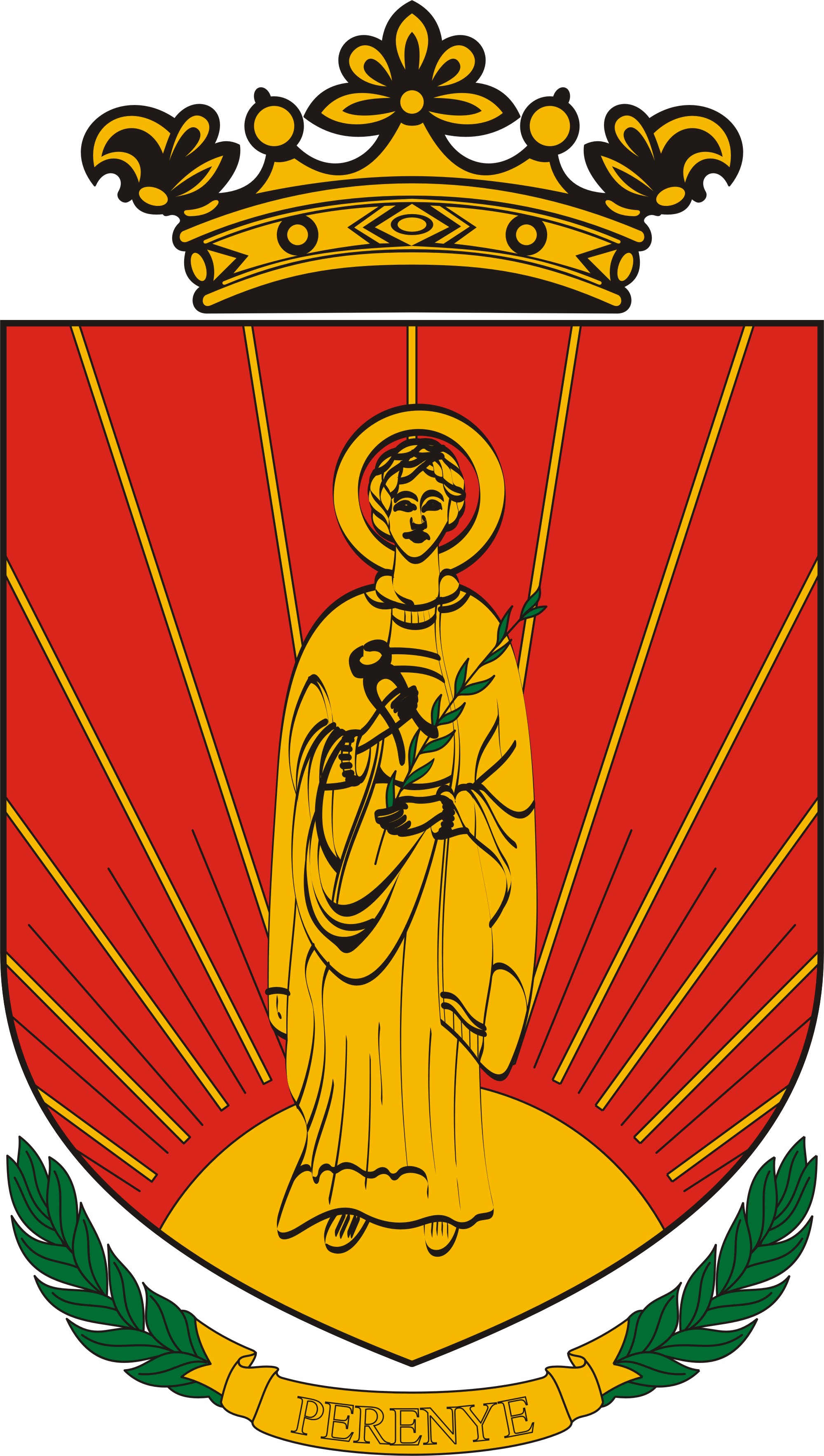 Perenye község címere Perenye község