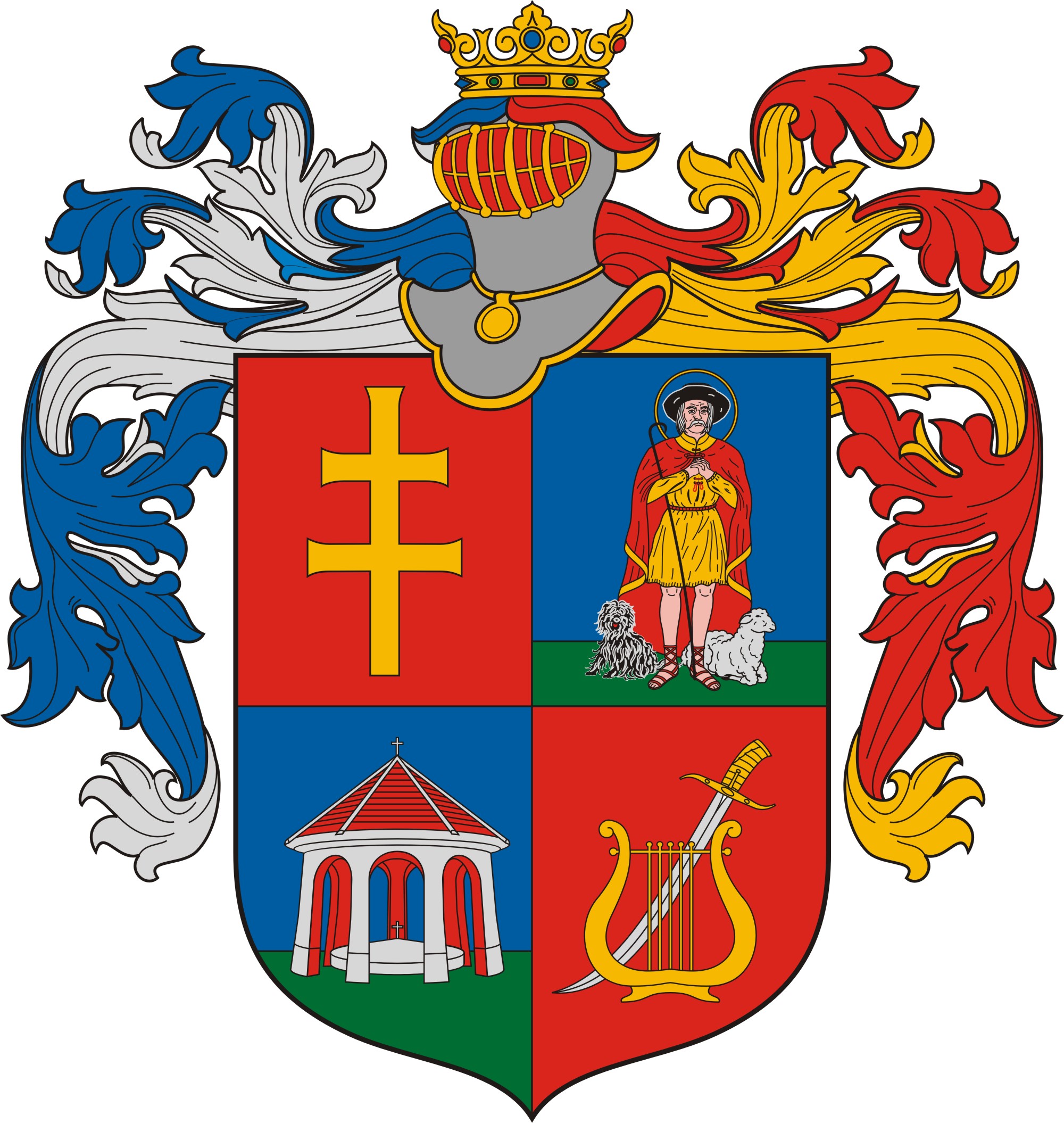 Petőfiszállás község címere Petőfiszállás község