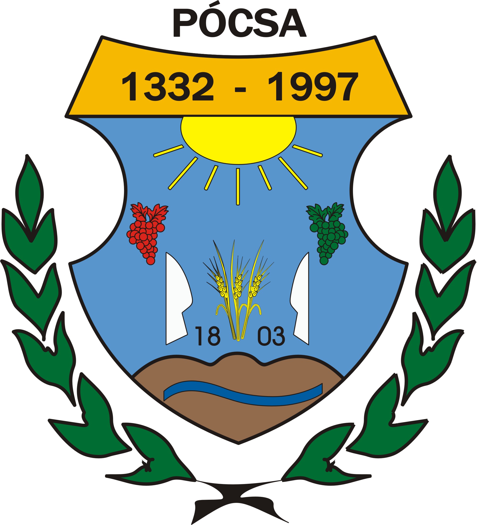 Pócsa község címere Pócsa község