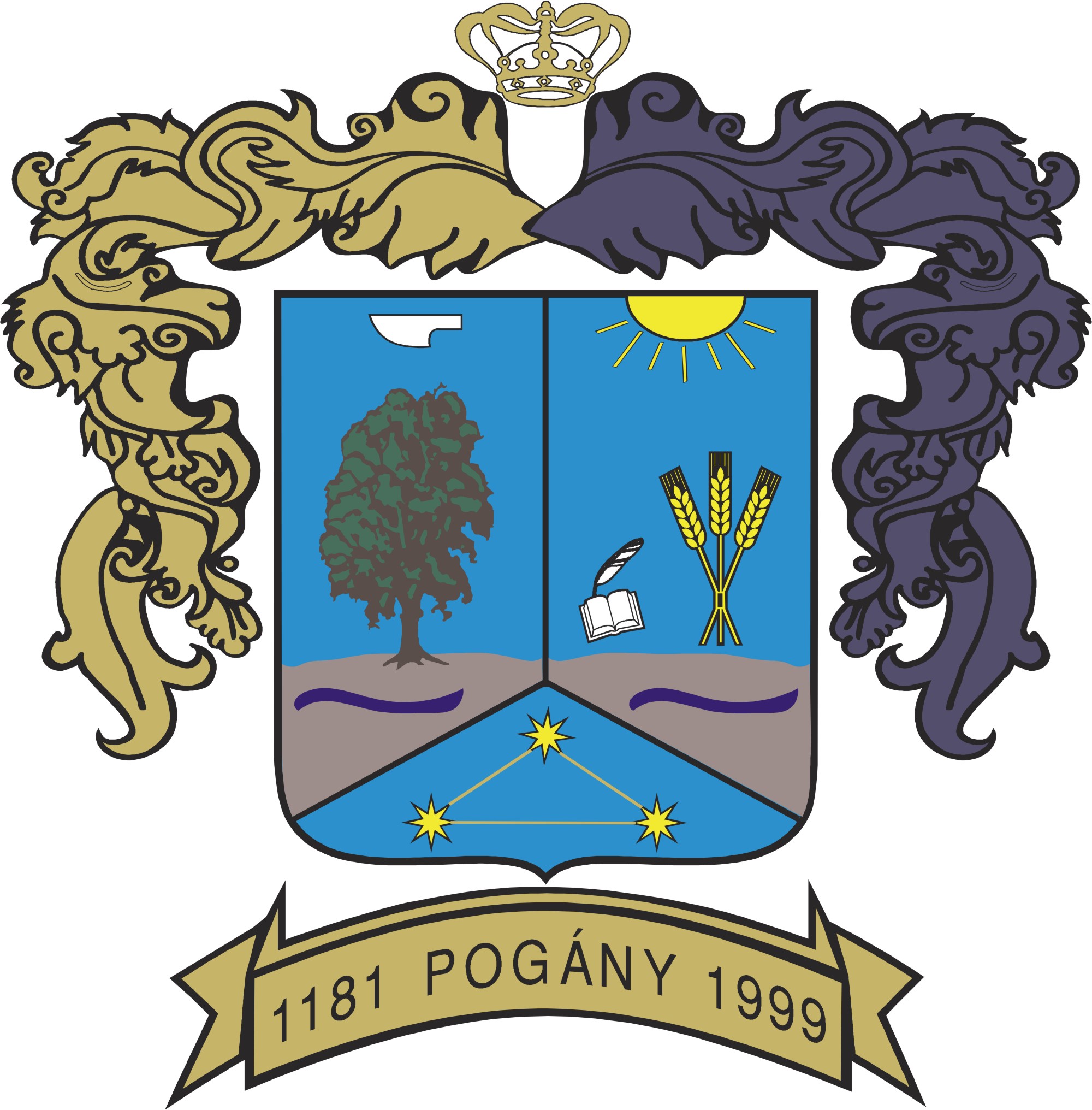 Pogány község címere Pogány község