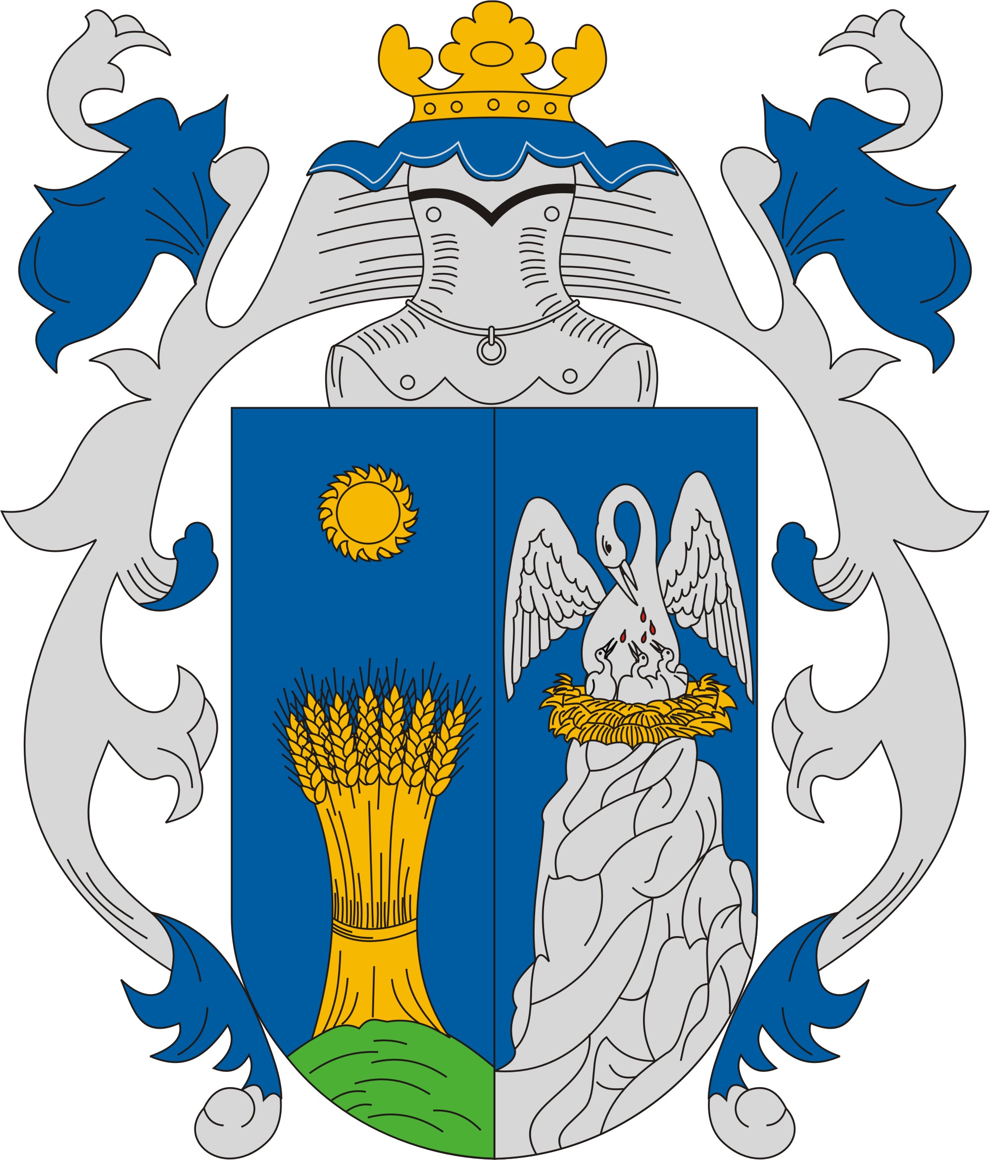 Polgárdi város címere Polgárdi város