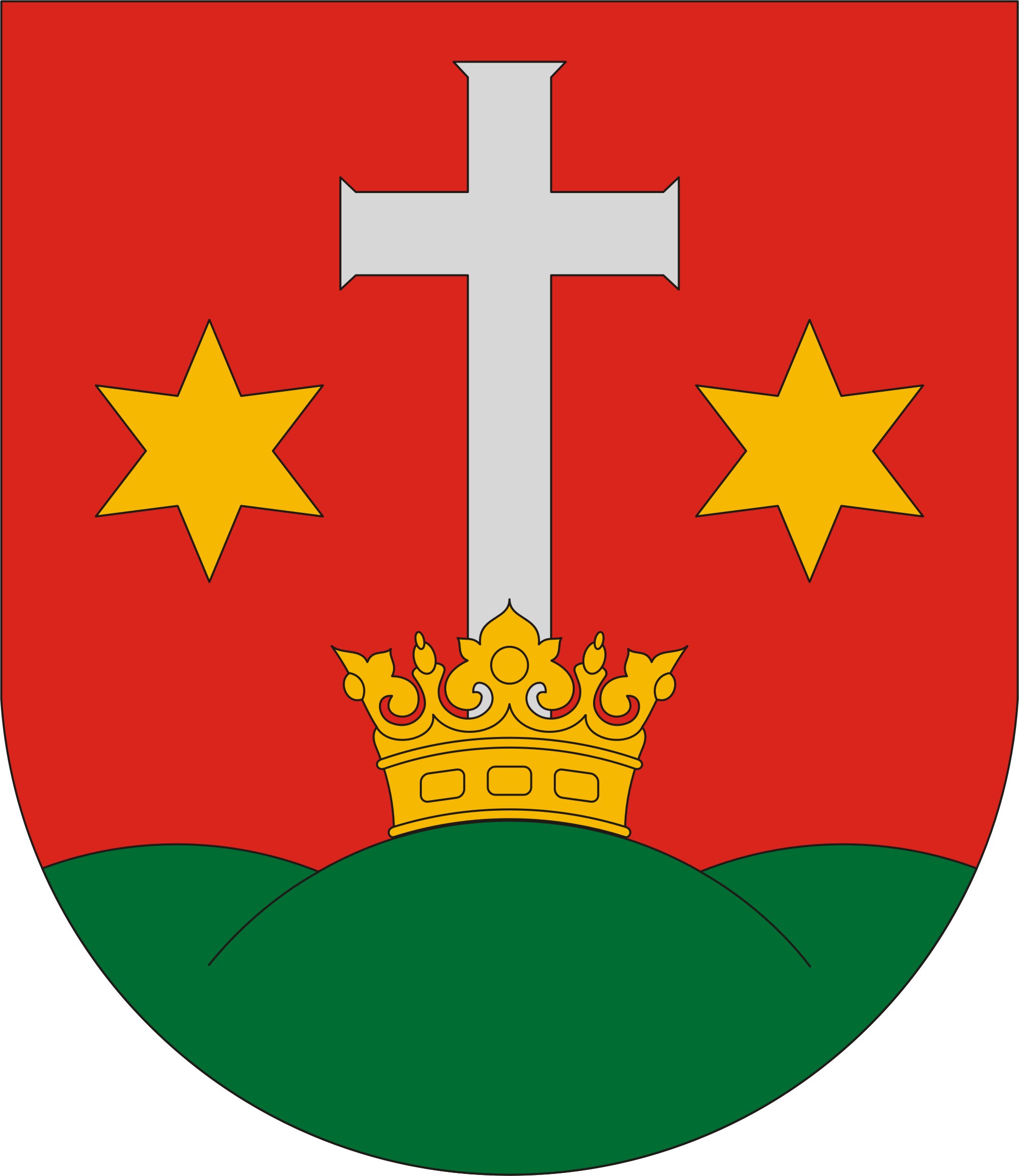 Porrogszentkirály község címere Porrogszentkirály község