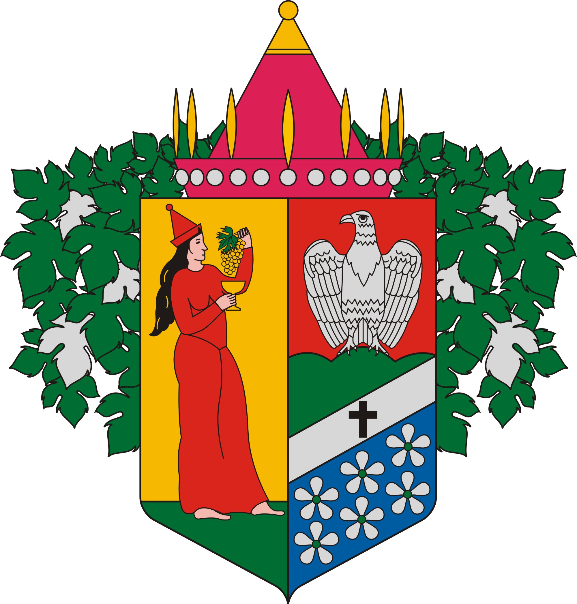 Pusztamérges község címere Pusztamérges község