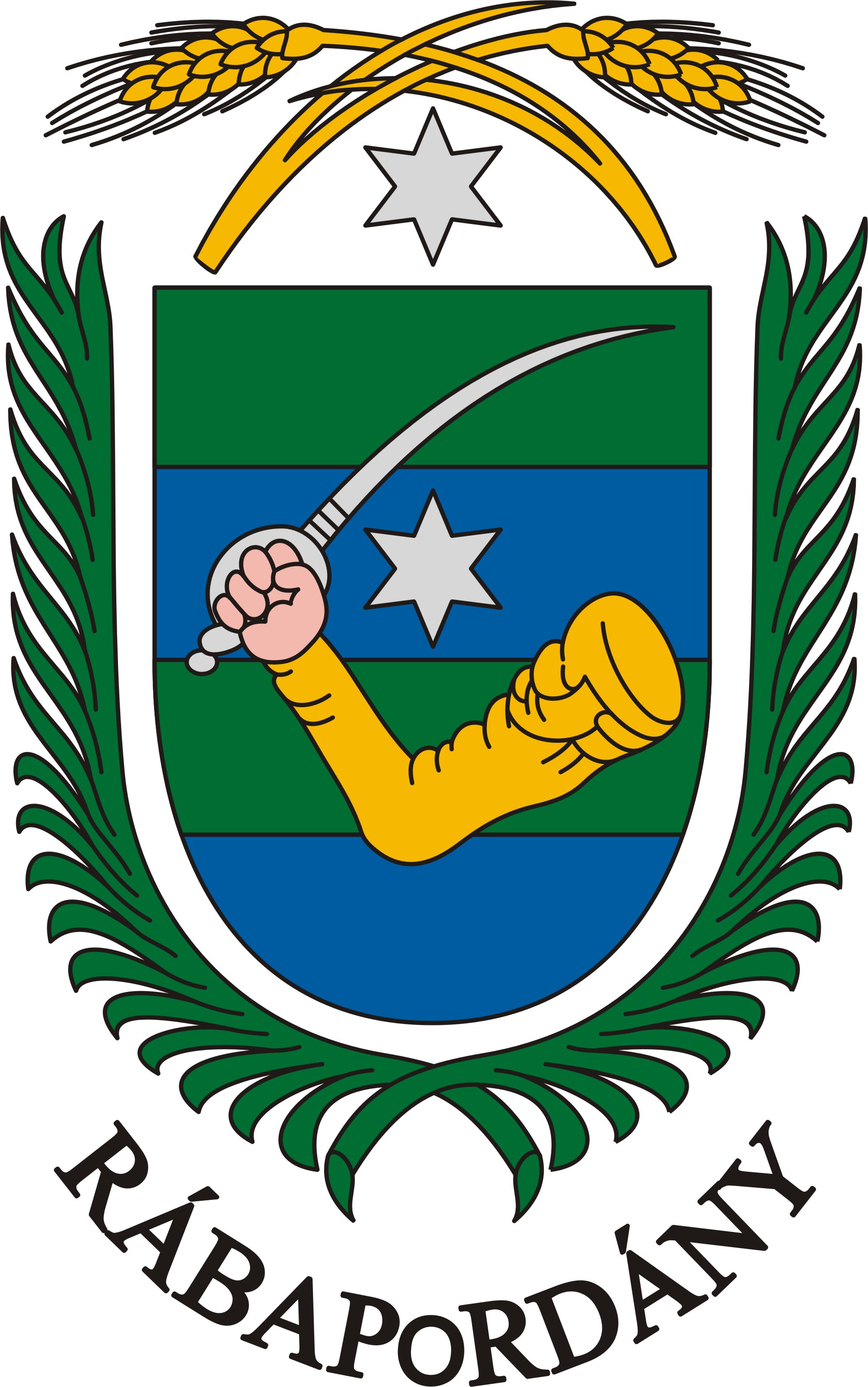 Rábapordány község címere Rábapordány község