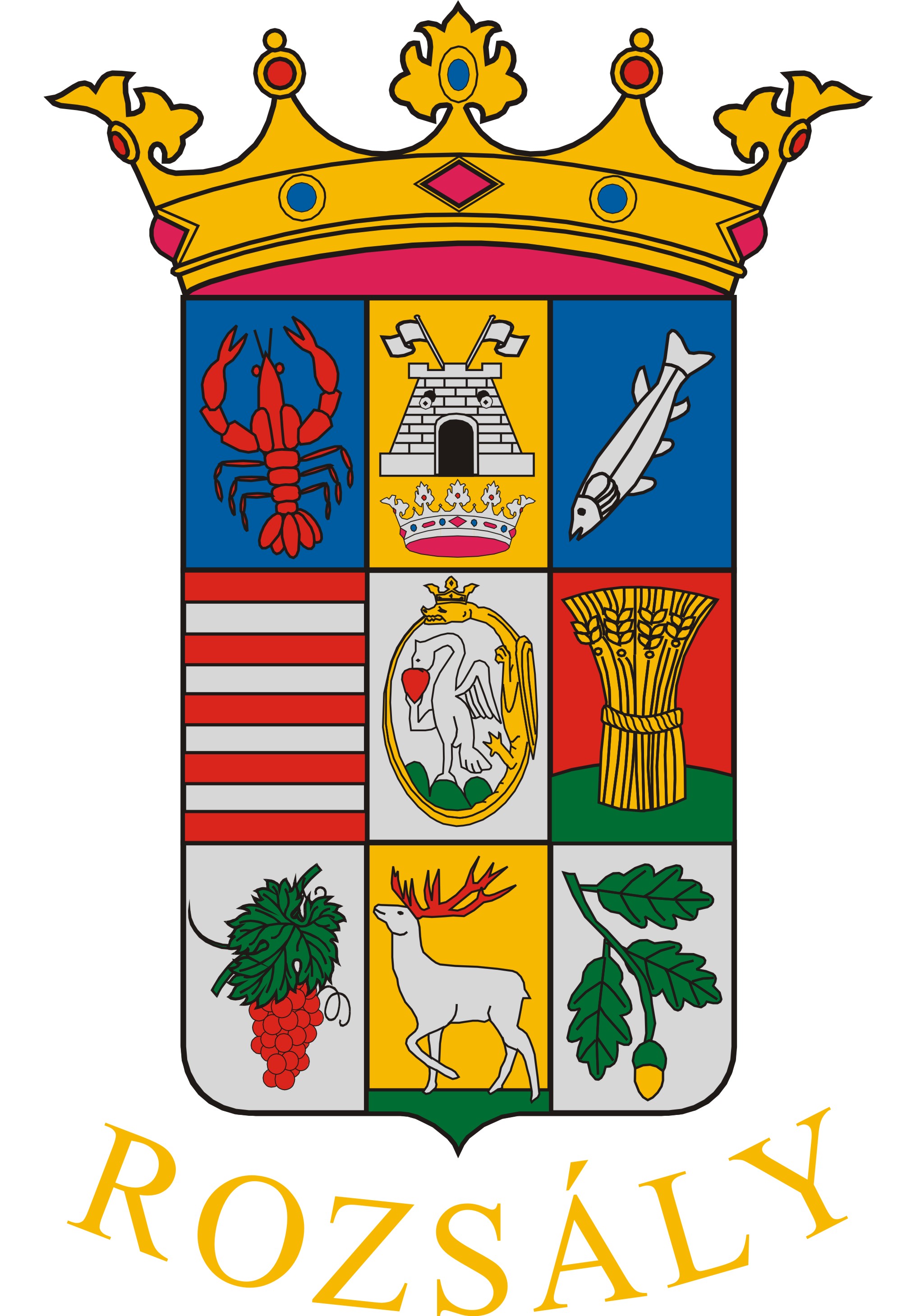 Rozsály község címere Rozsály község