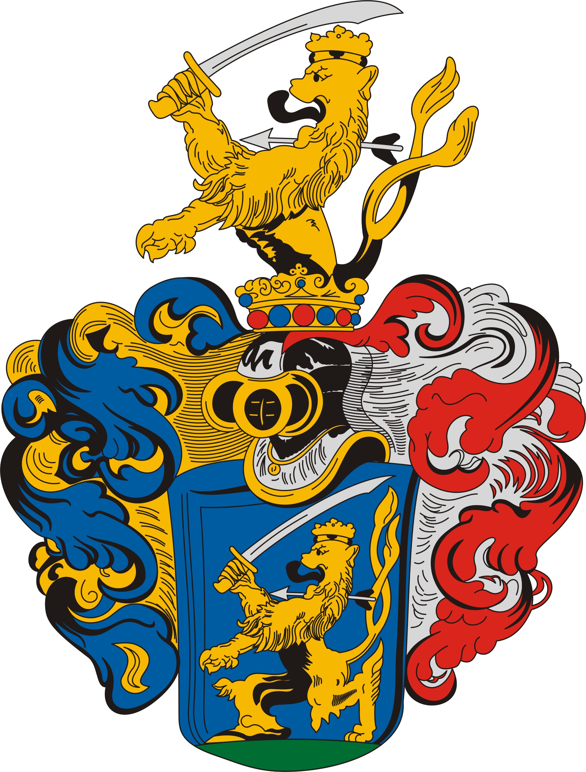 Salomvár község címere Salomvár község
