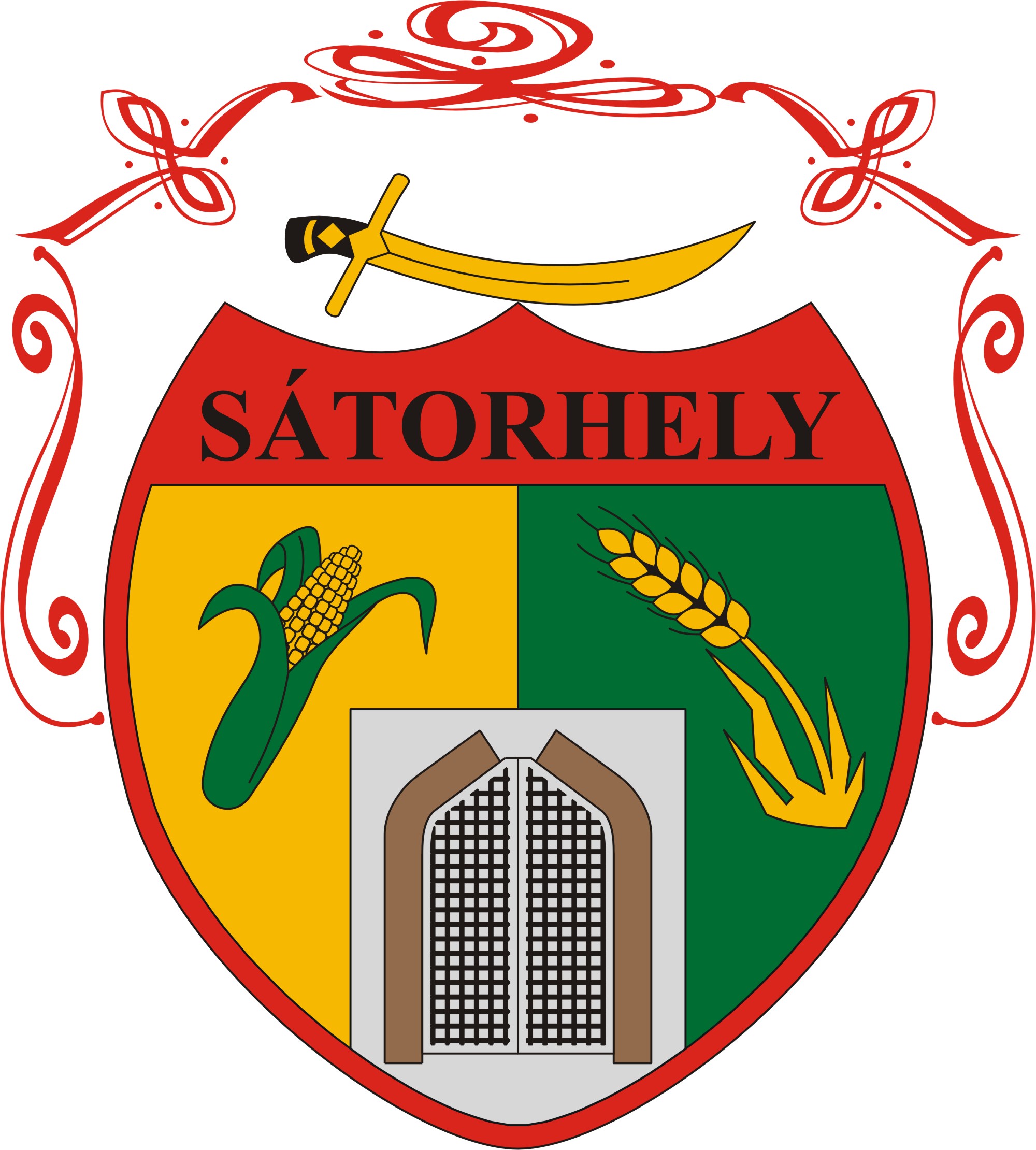 Sátorhely község címere Sátorhely község