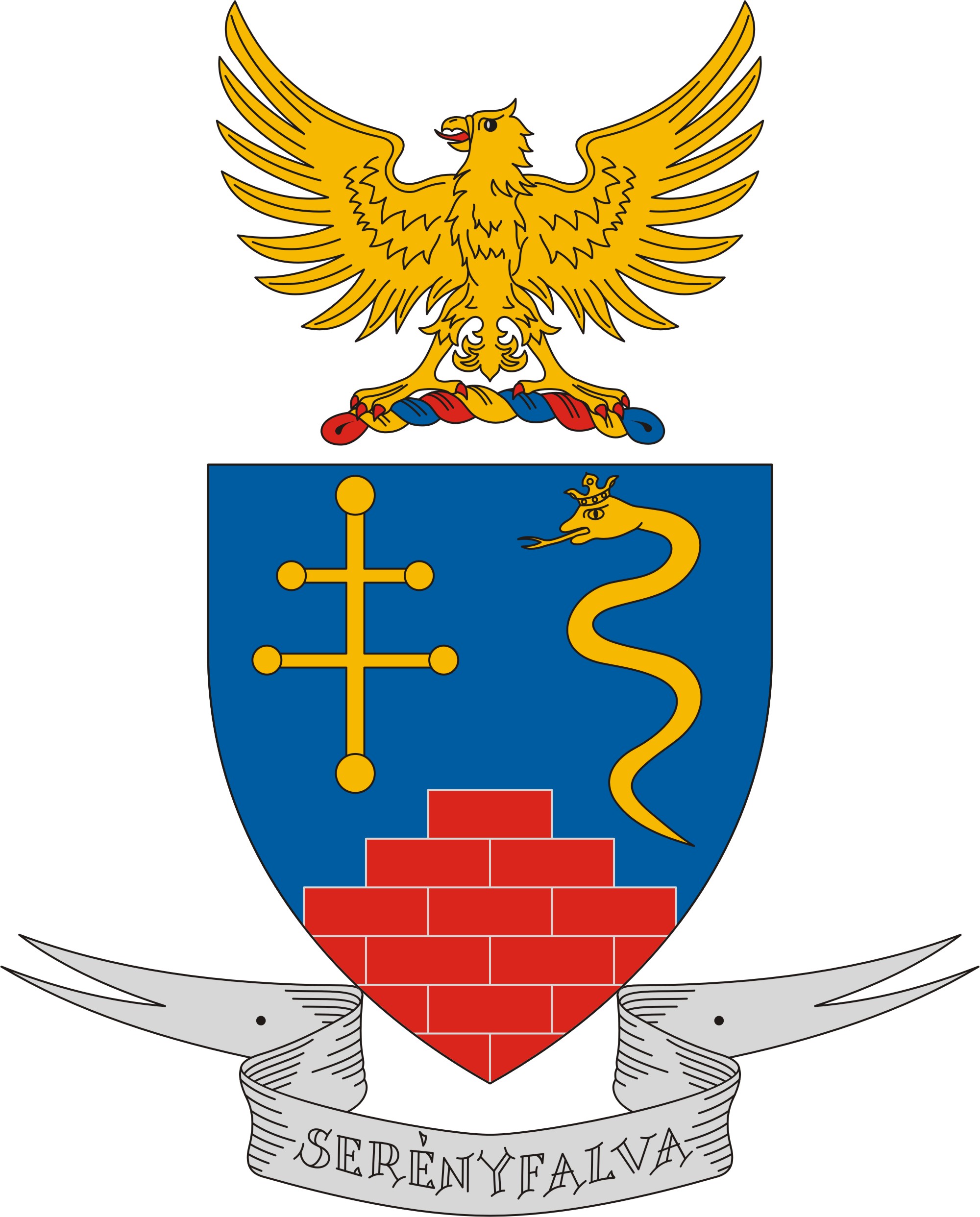 Serényfalva község címere Serényfalva község