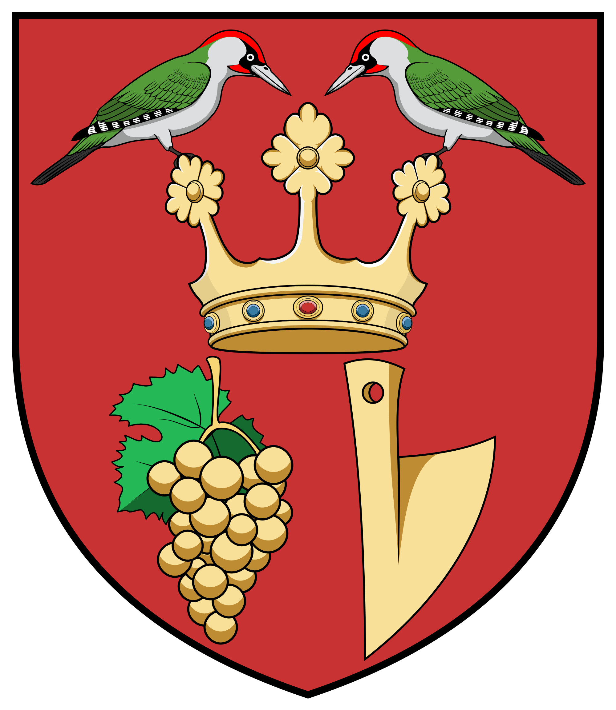 Sitke község címere Sitke község