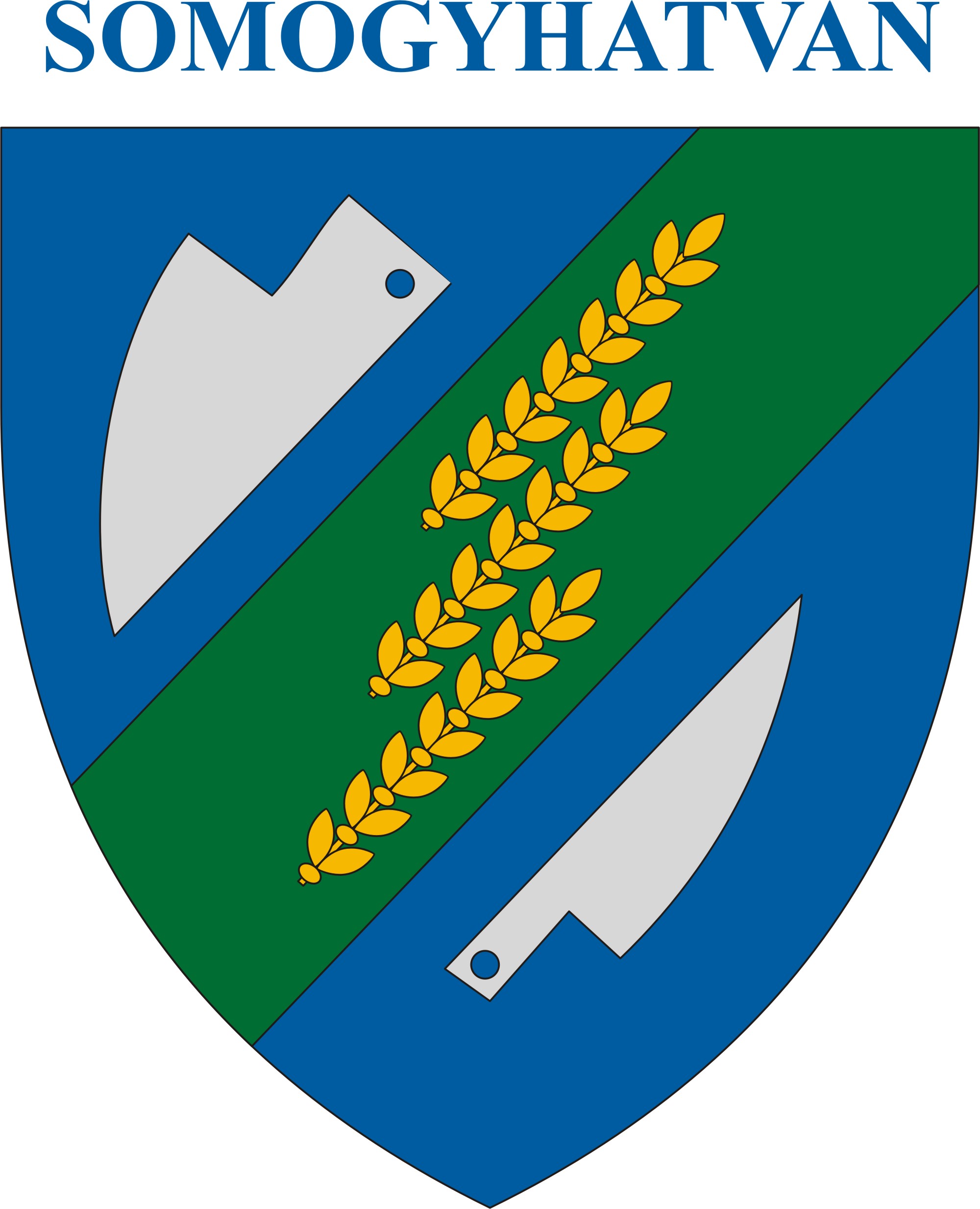 Somogyhatvan község címere Somogyhatvan község