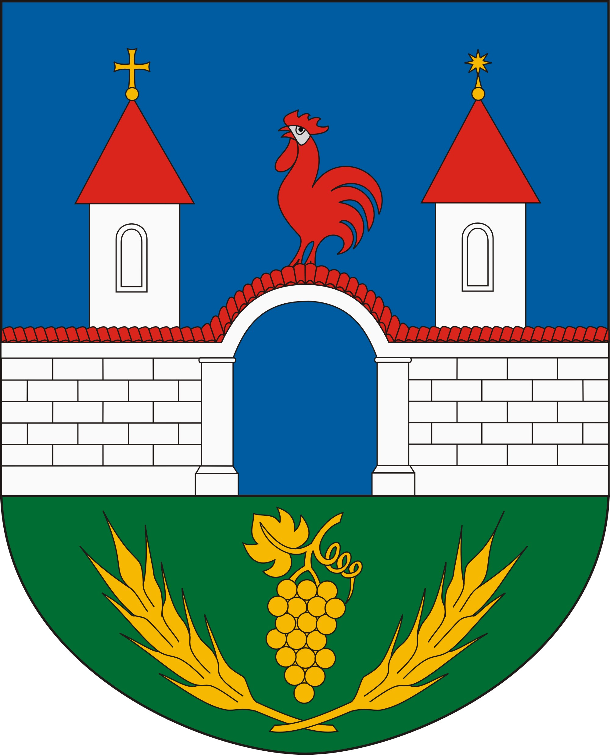 Somogyudvarhely község címere Somogyudvarhely község