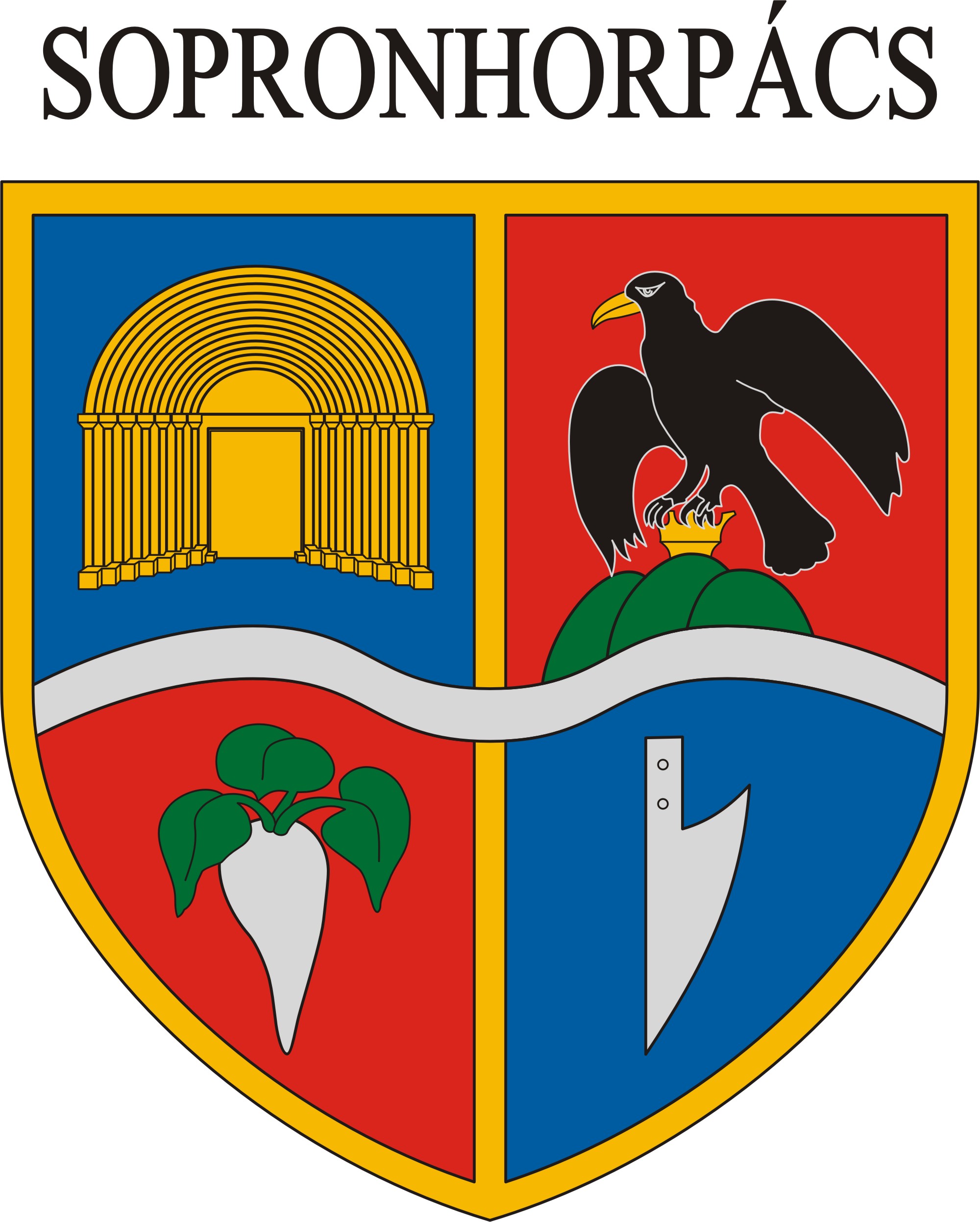 Sopronhorpács község címere Sopronhorpács község