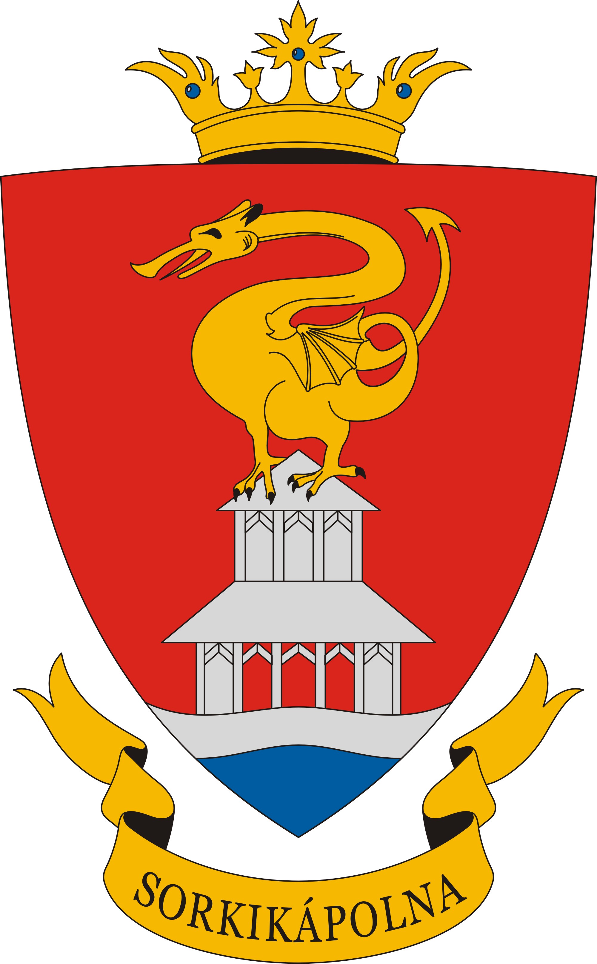 Sorkikápolna község címere Sorkikápolna község