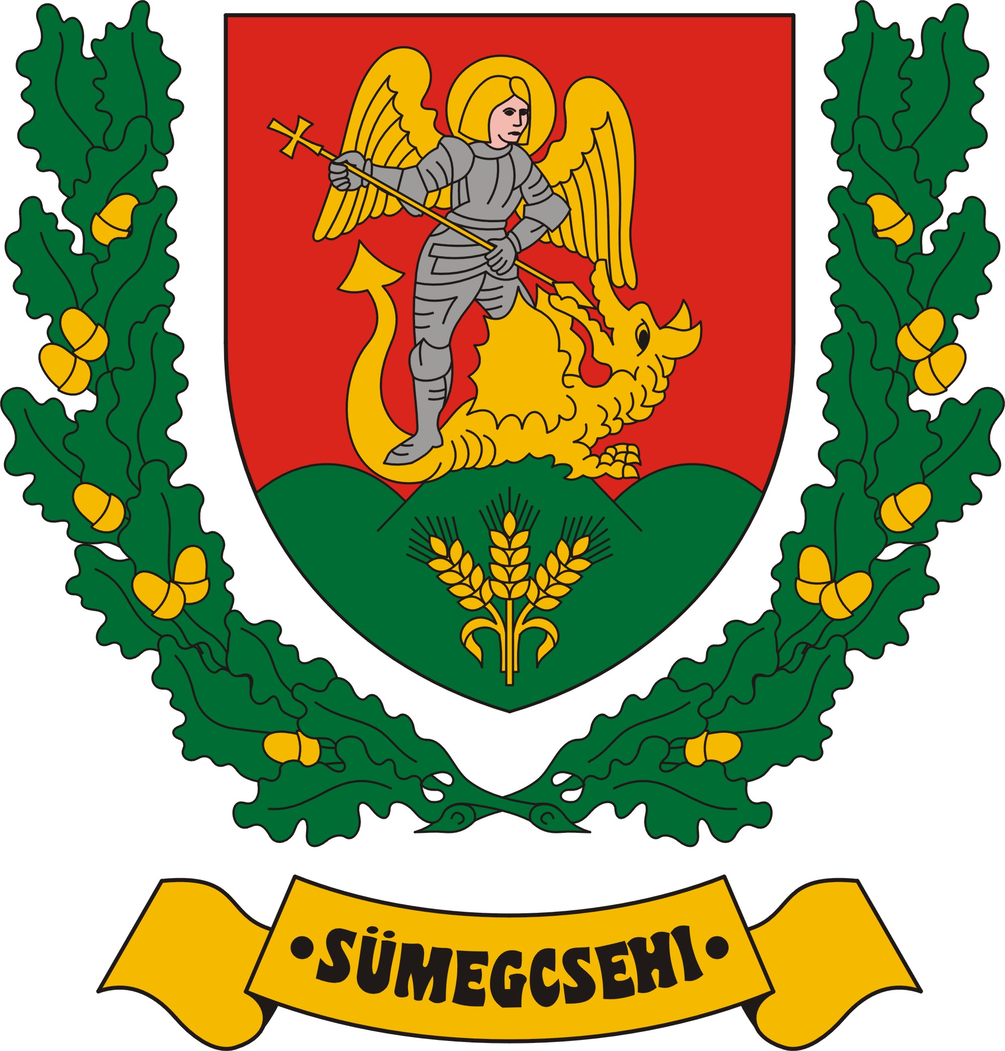 Sümegcsehi község címere Sümegcsehi község