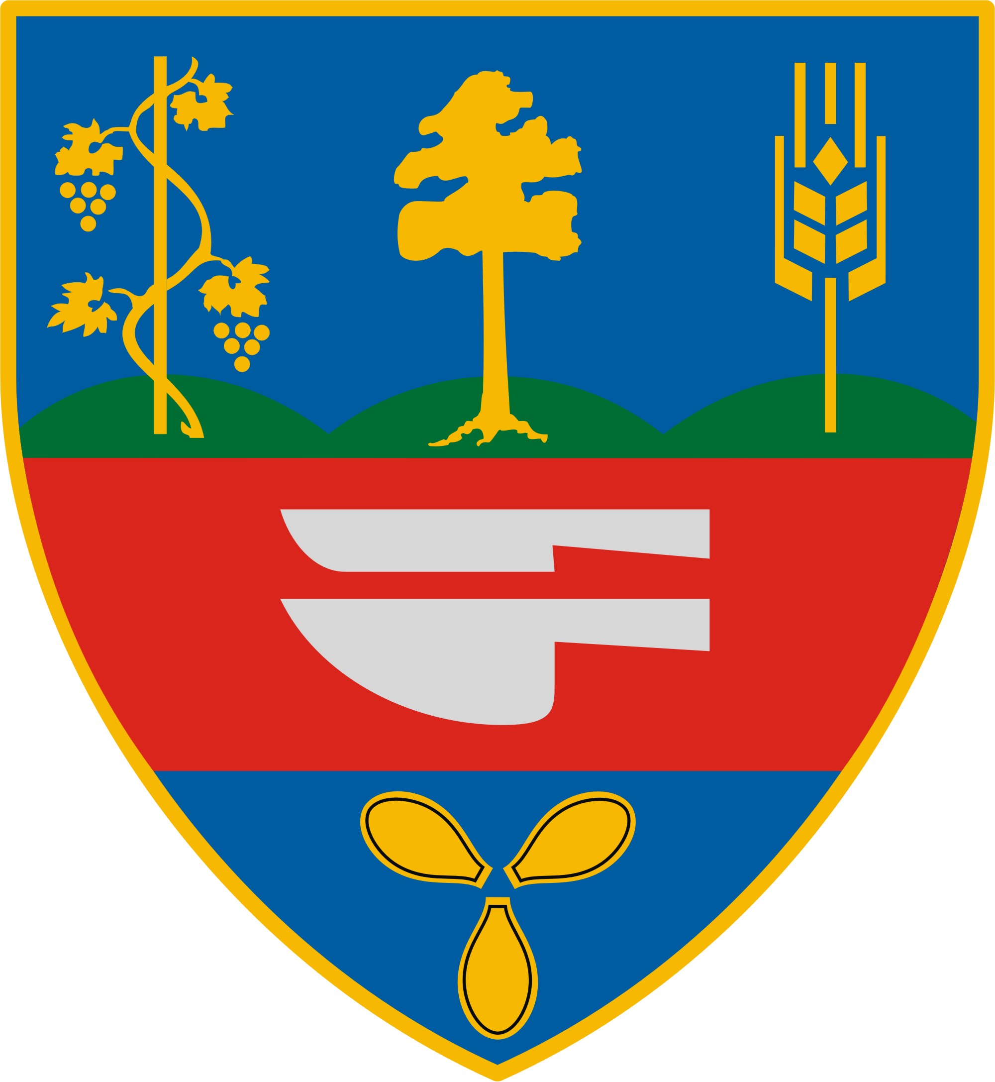Szakcs község címere Szakcs község