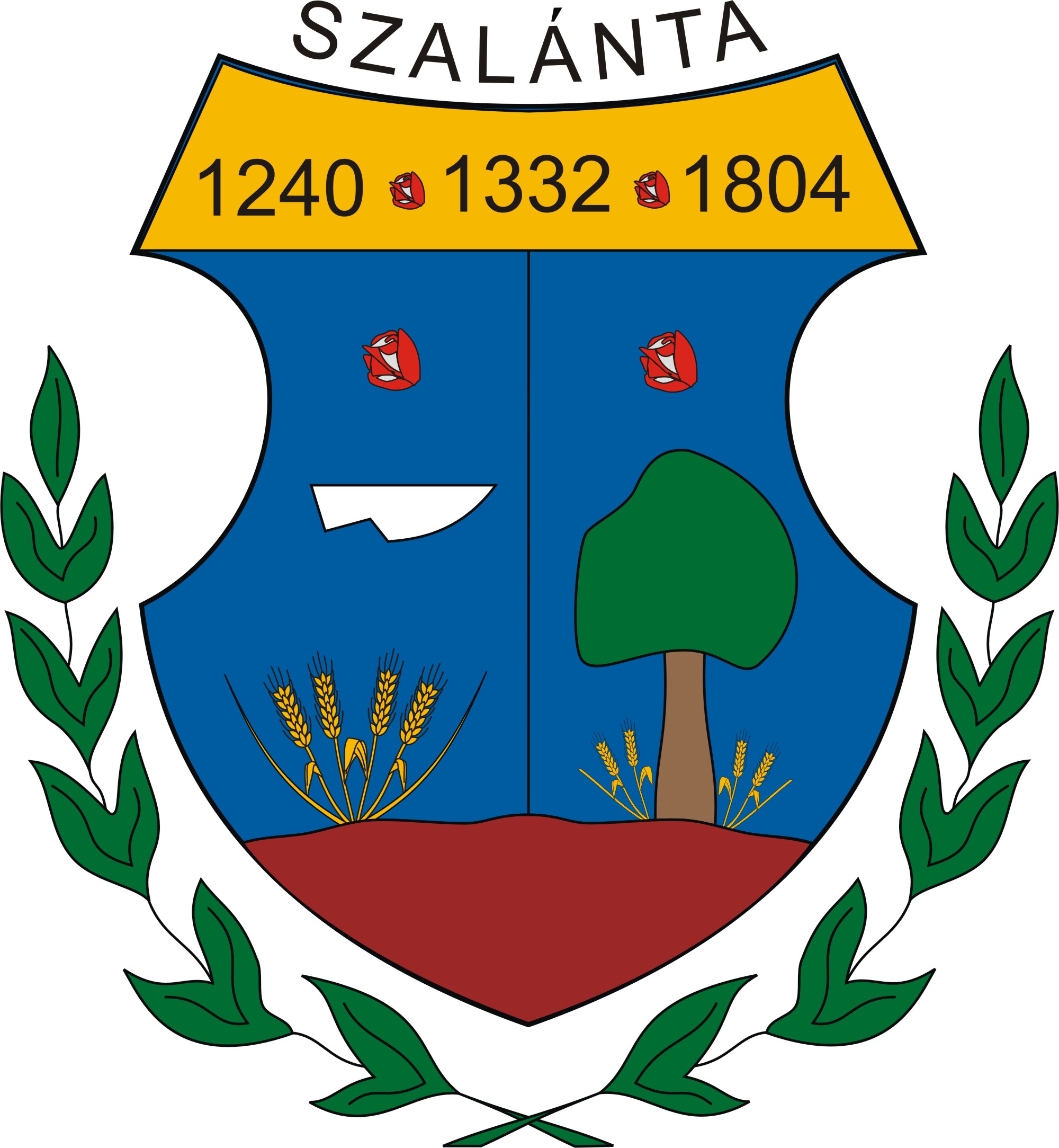 Szalánta község címere Szalánta község