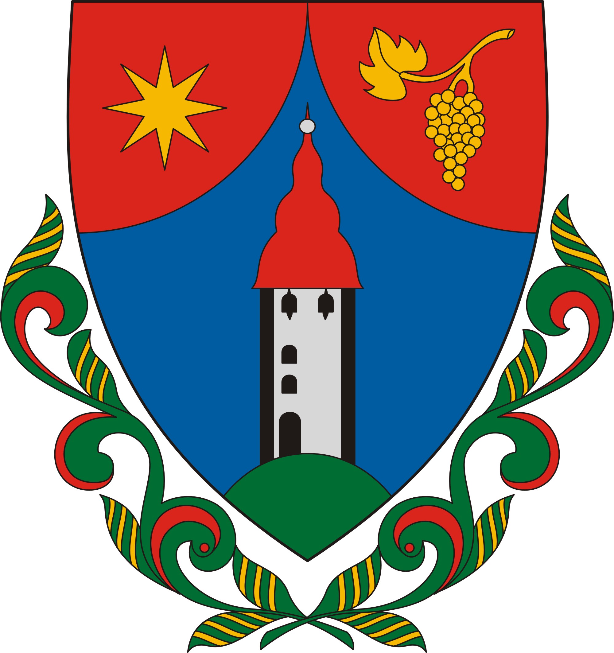 Szenna község címere Szenna község