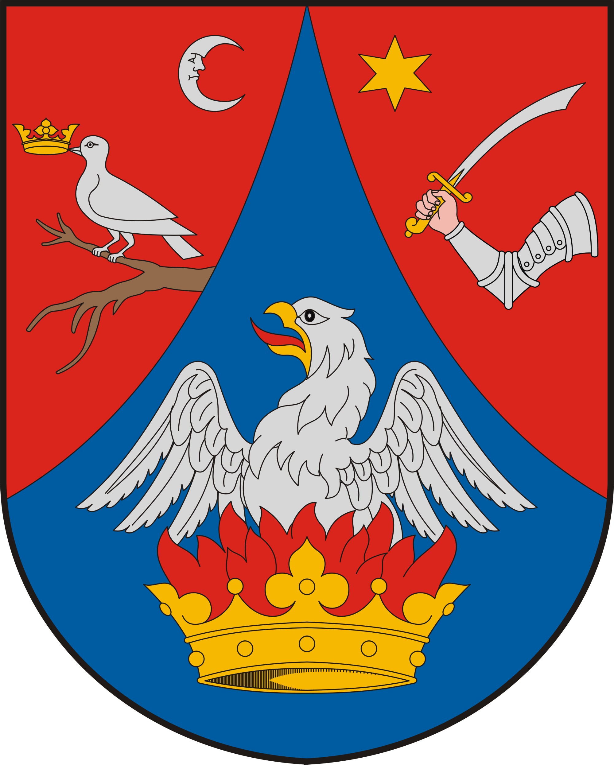Szentgáloskér község címere Szentgáloskér község