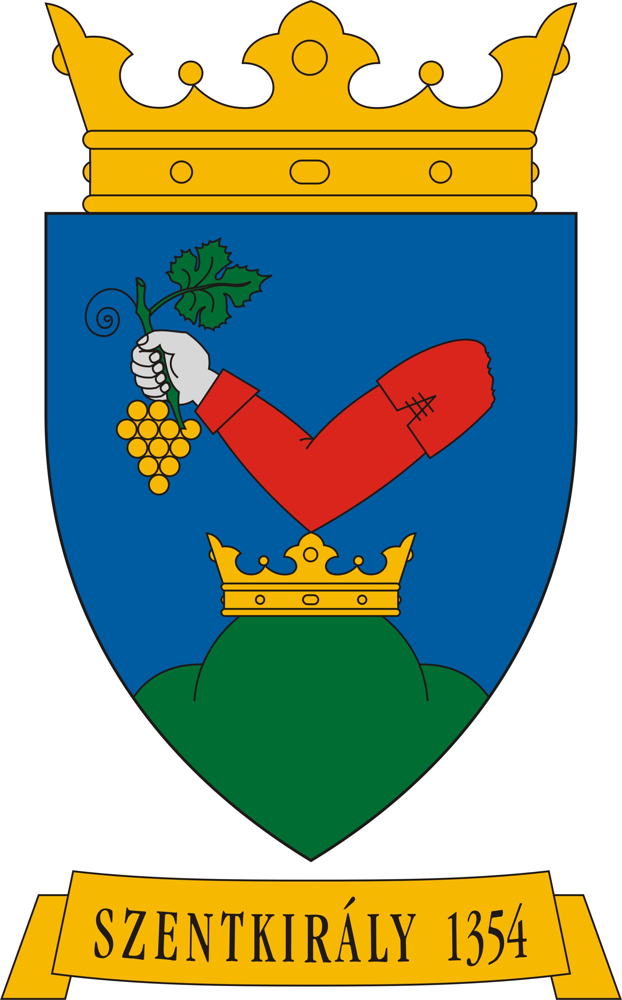 Szentkirály község címere Szentkirály község