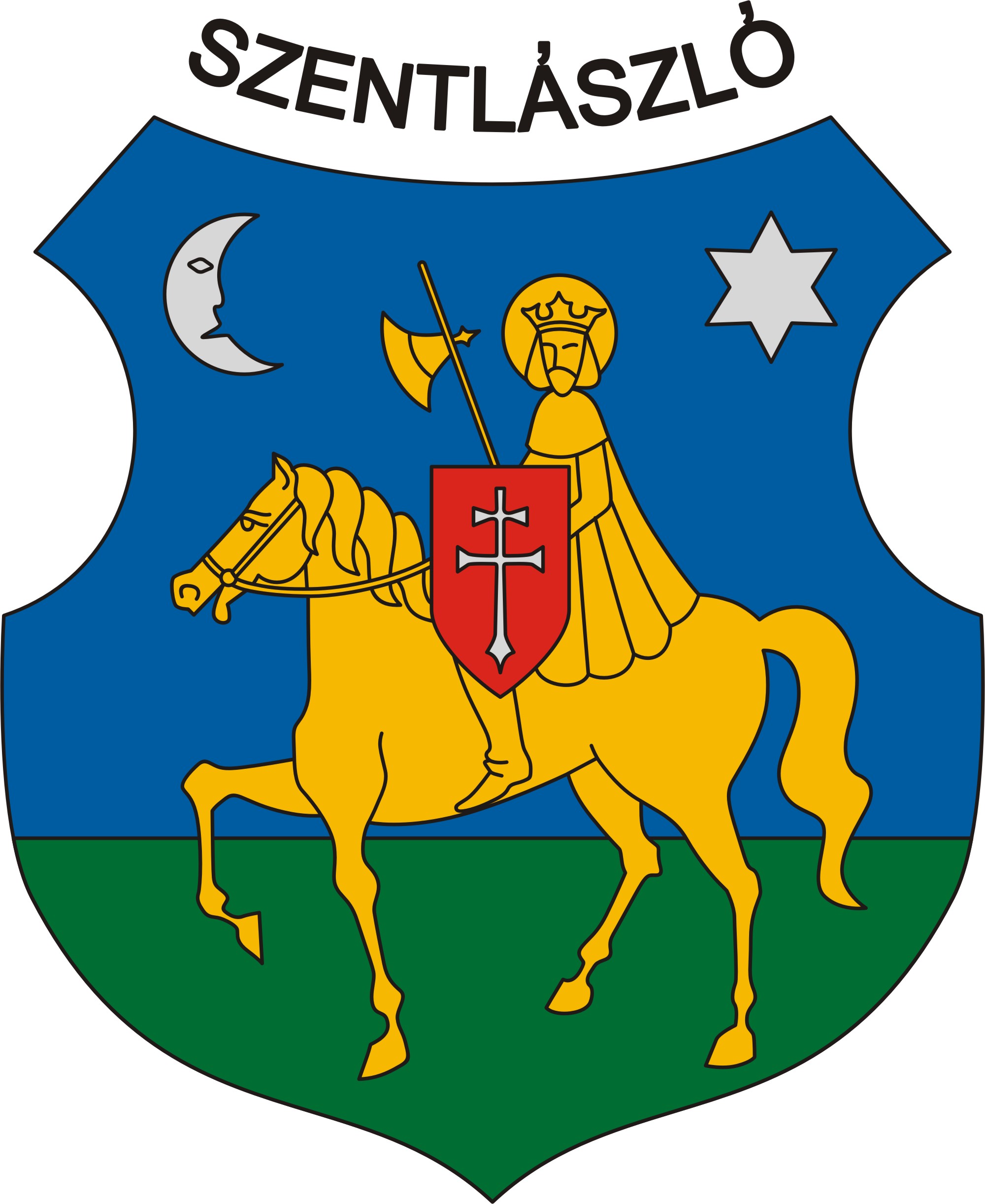 Szentlászló község címere Szentlászló község