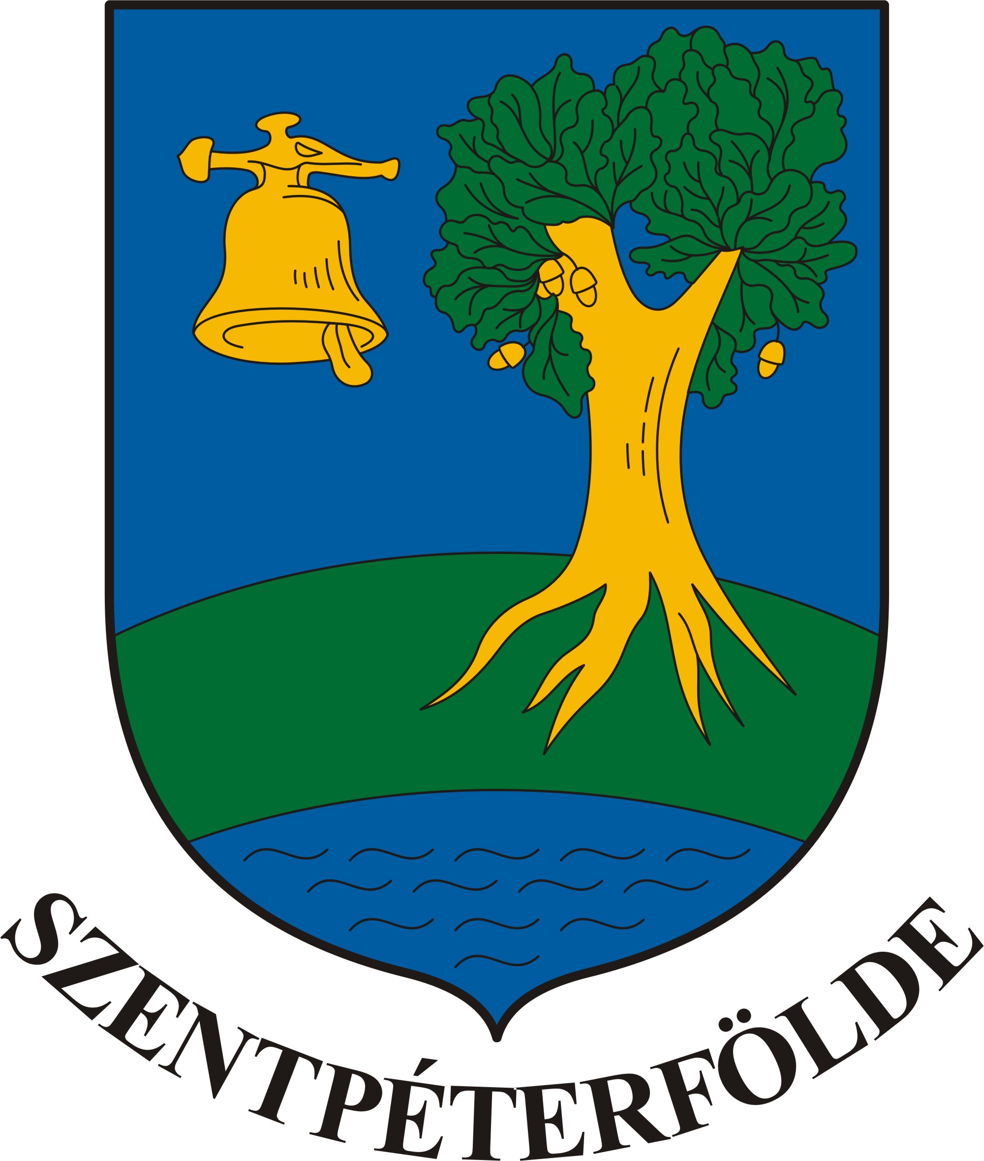 Szentpéterfölde község címere Szentpéterfölde község