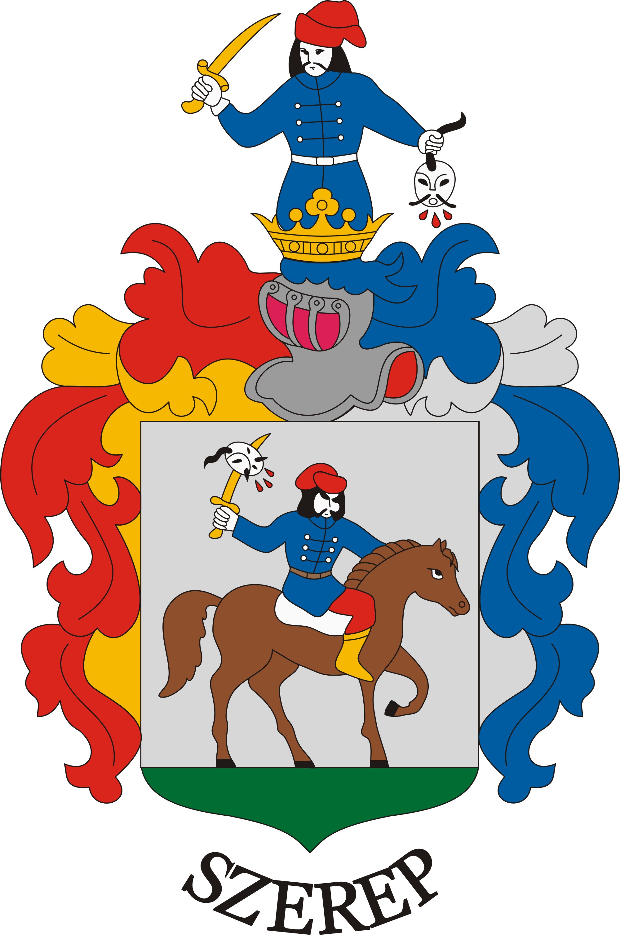 Szerep község címere Szerep község