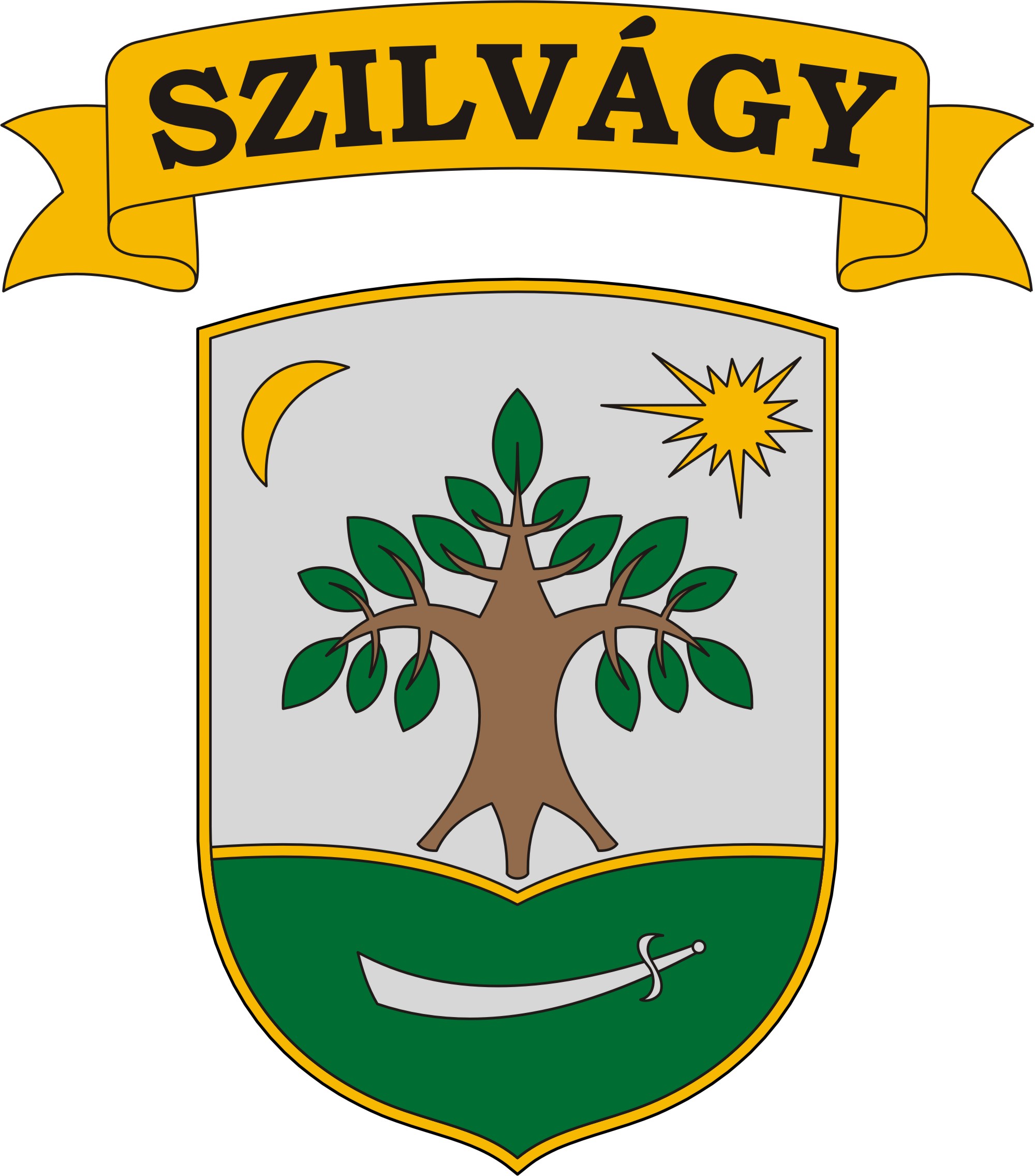 Szilvágy község címere Szilvágy község