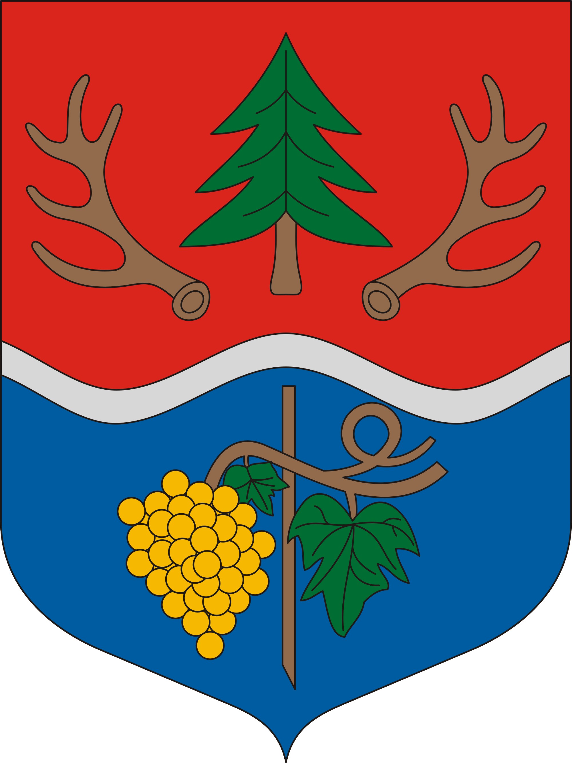 Szinpetri község címere Szinpetri község