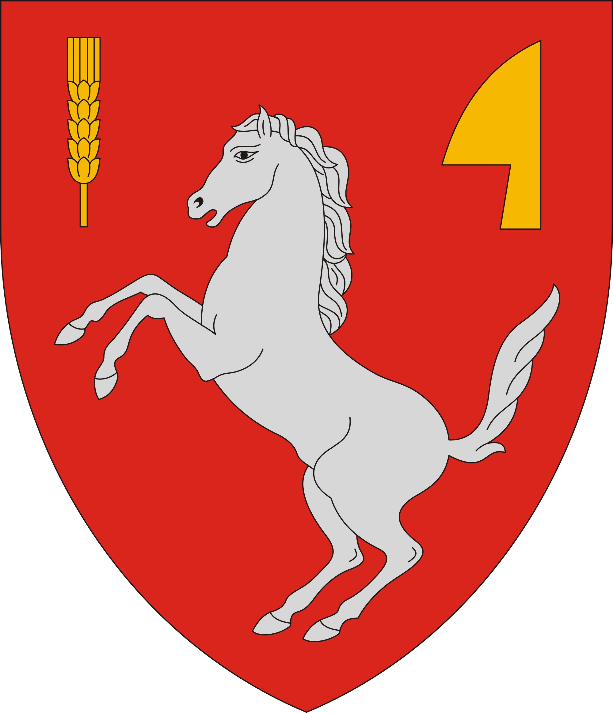 Szőkedencs község címere Szőkedencs község
