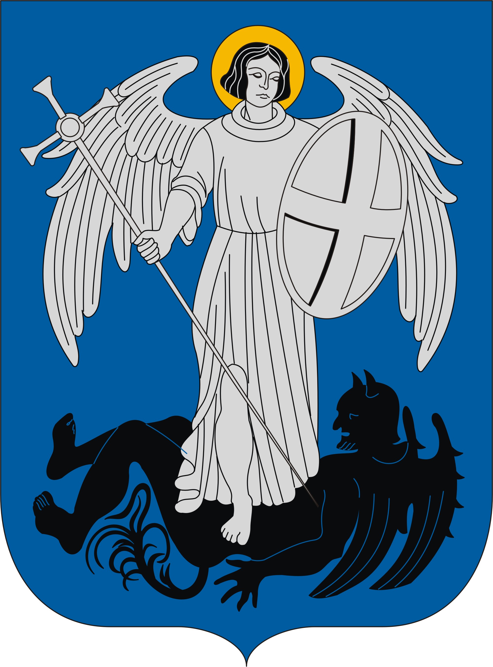 Szomor község címere Szomor község