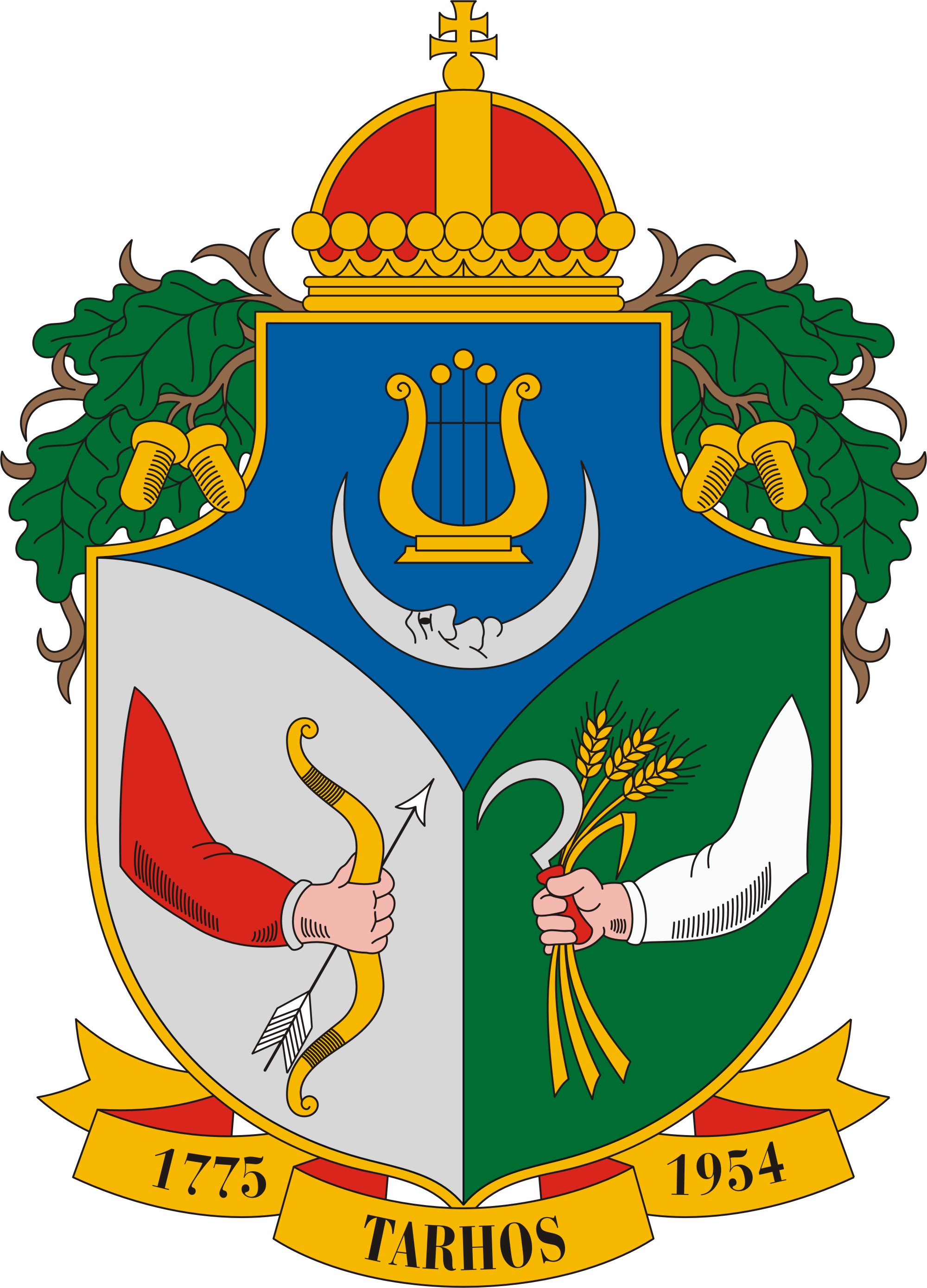 Tarhos község címere Tarhos község