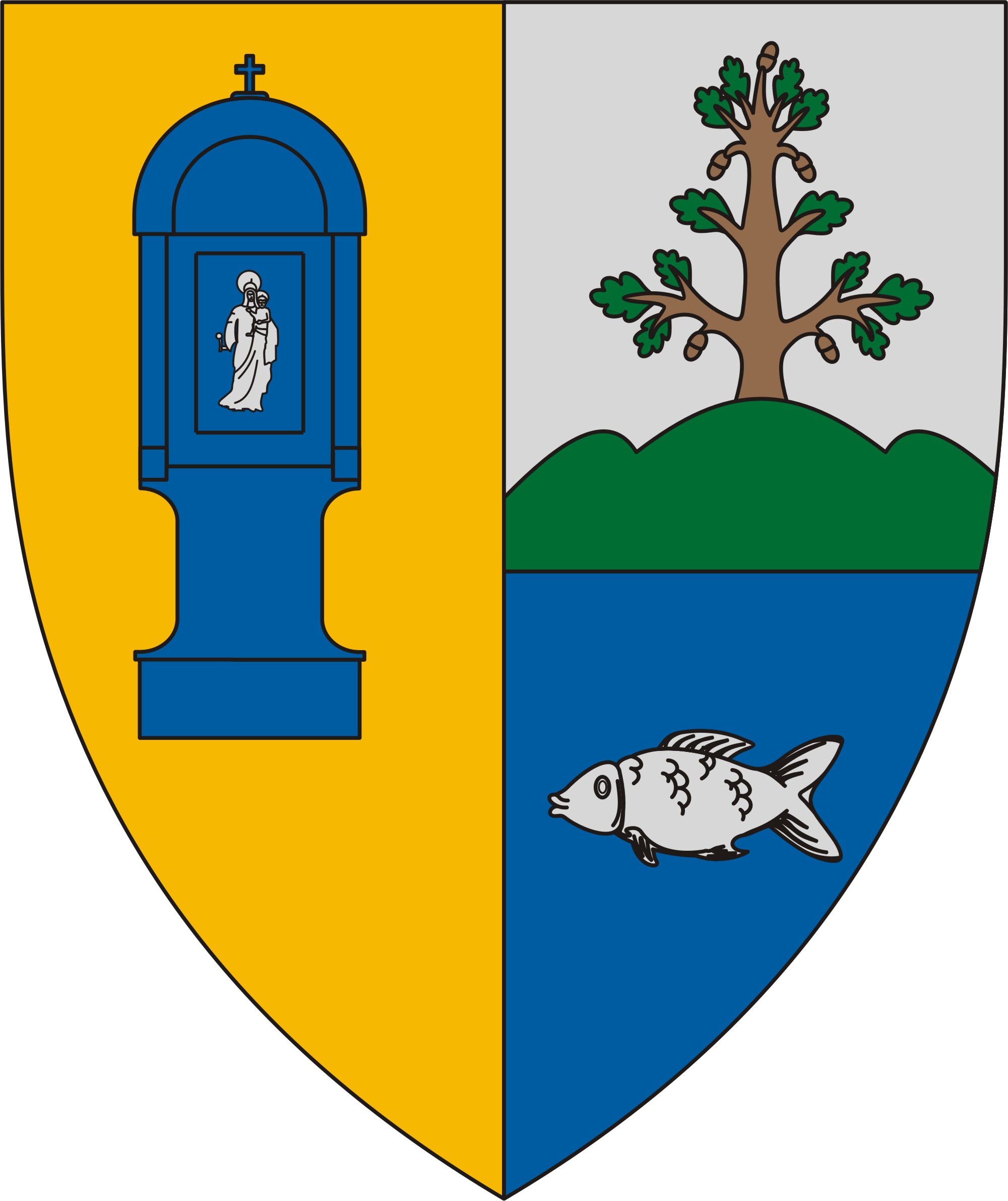 Terem község címere Terem község