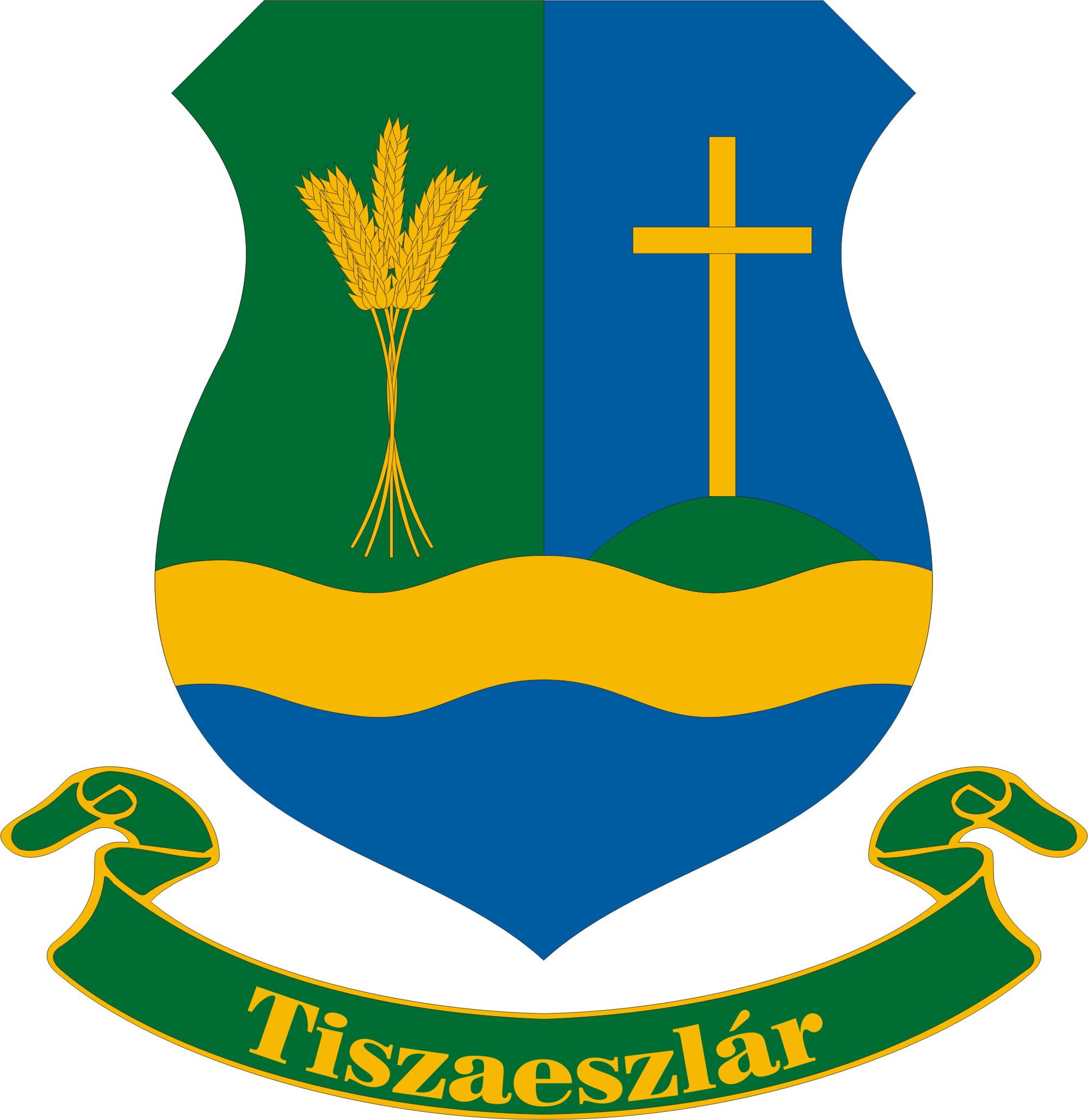Tiszaeszlár község címere Tiszaeszlár község