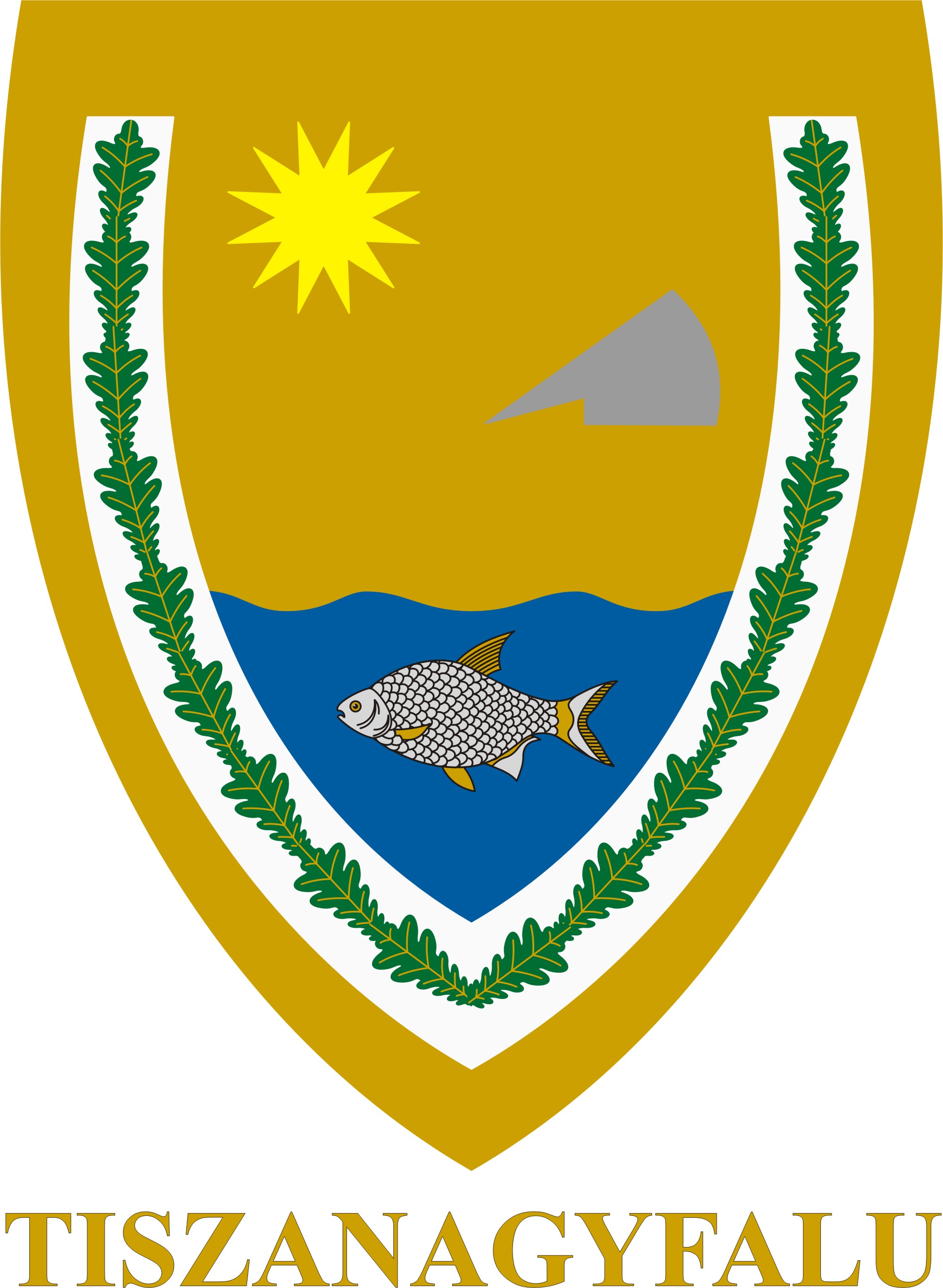 Tiszanagyfalu község címere Tiszanagyfalu község